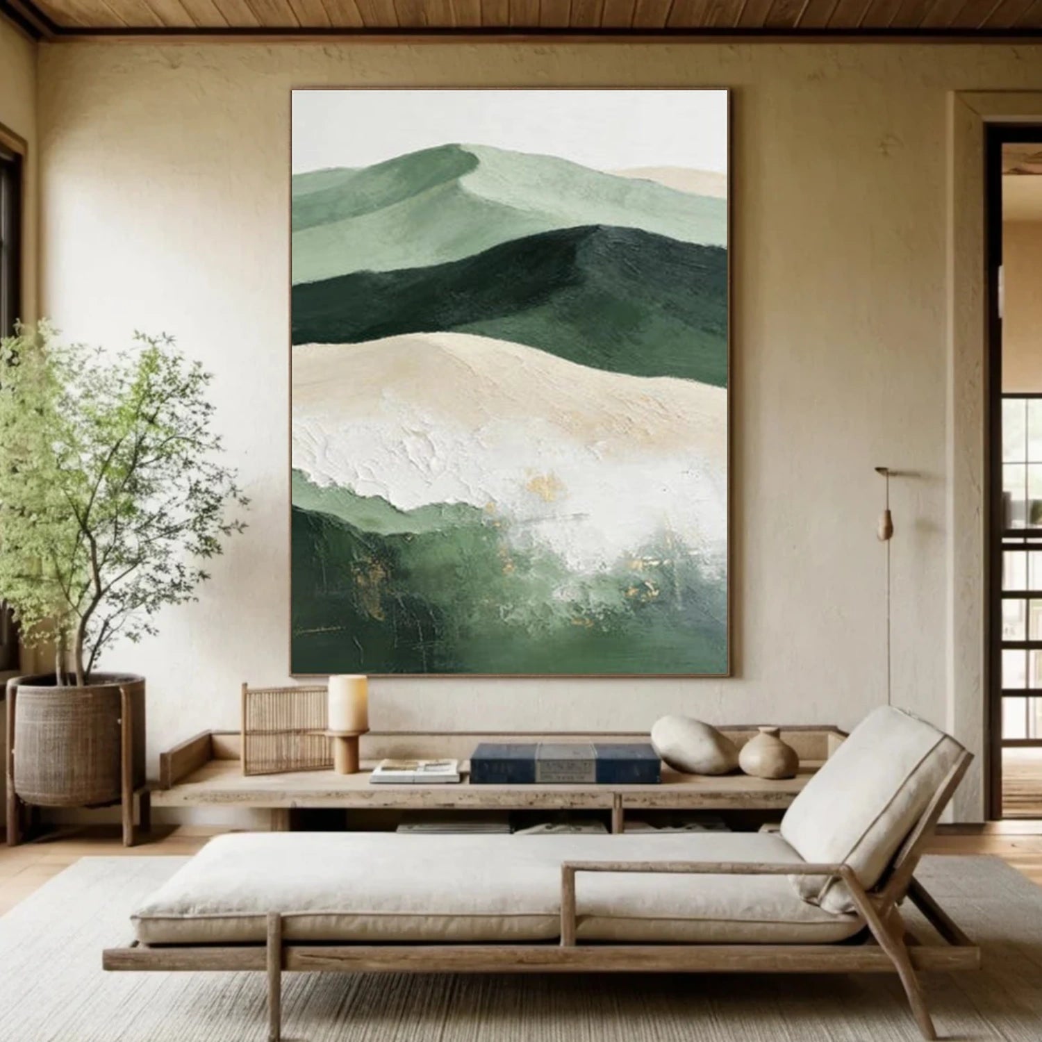 Minimalist Mountain Texture Canvas # MM368