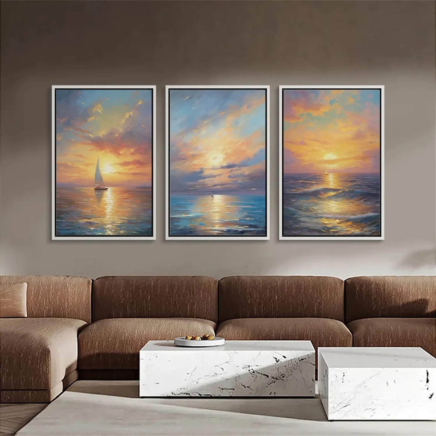 Ocean And Sky Painting Set of 3 #OS 215