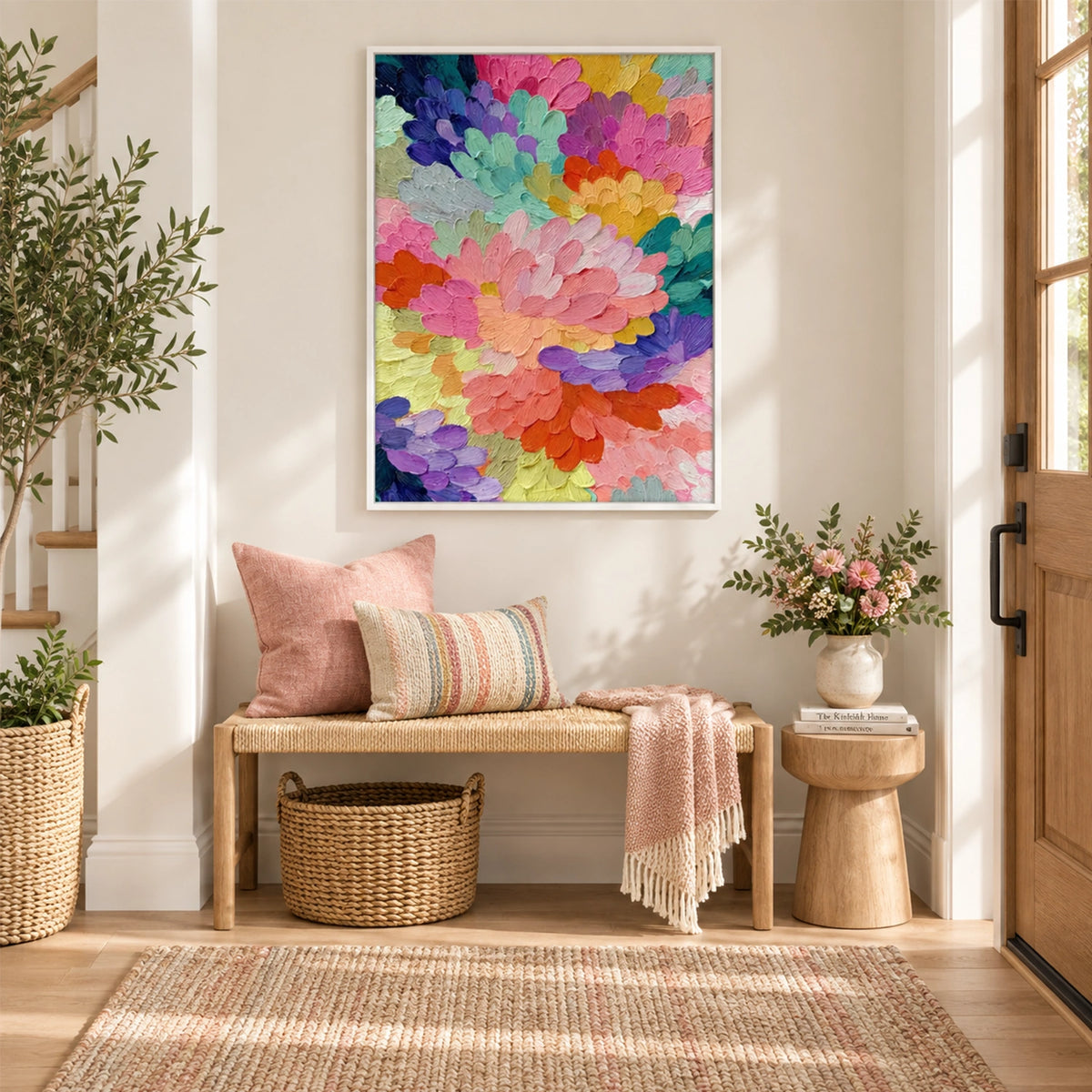 Flower & Tree Abstract Canvas # FT 421