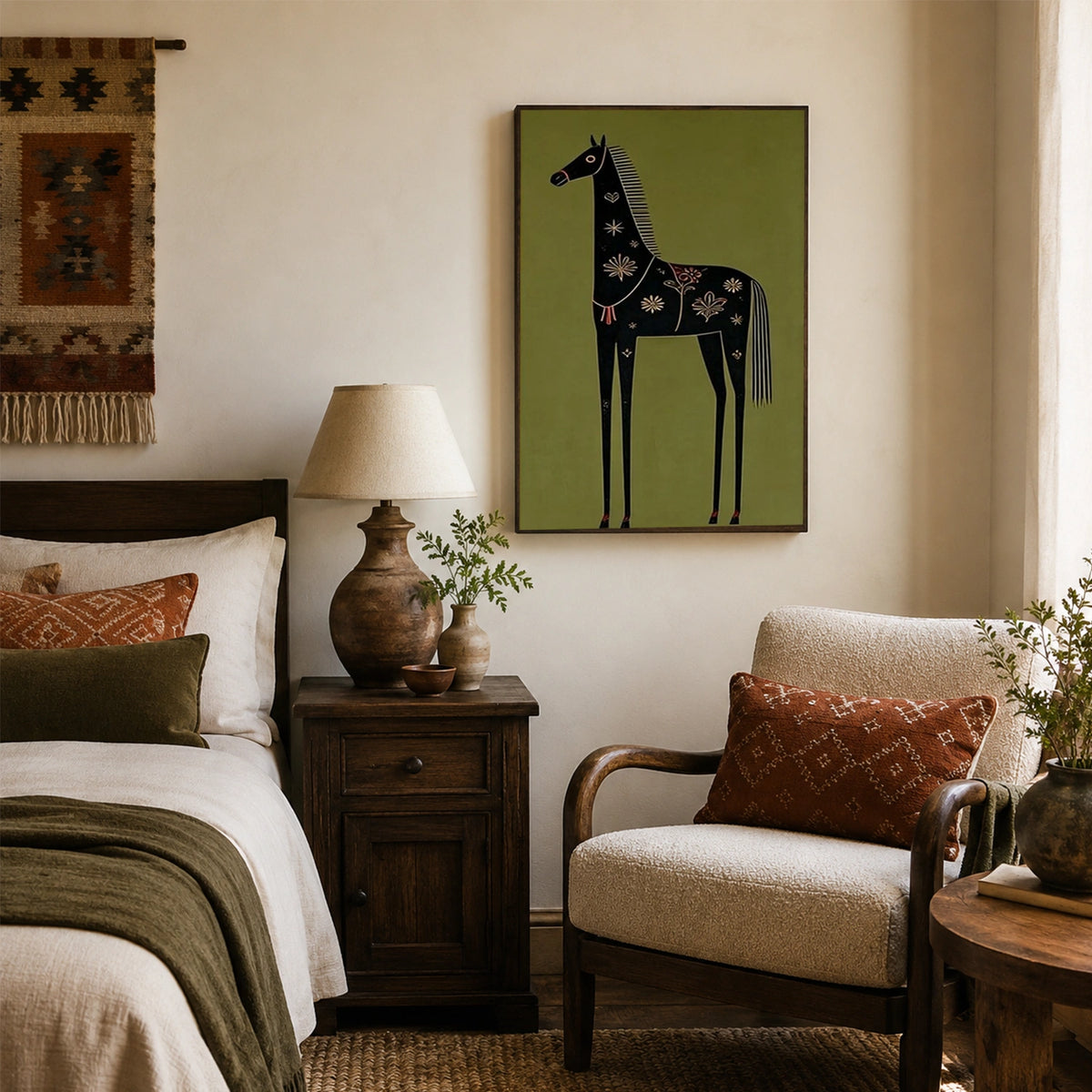 Abstract Animal Canvas Art #AP251