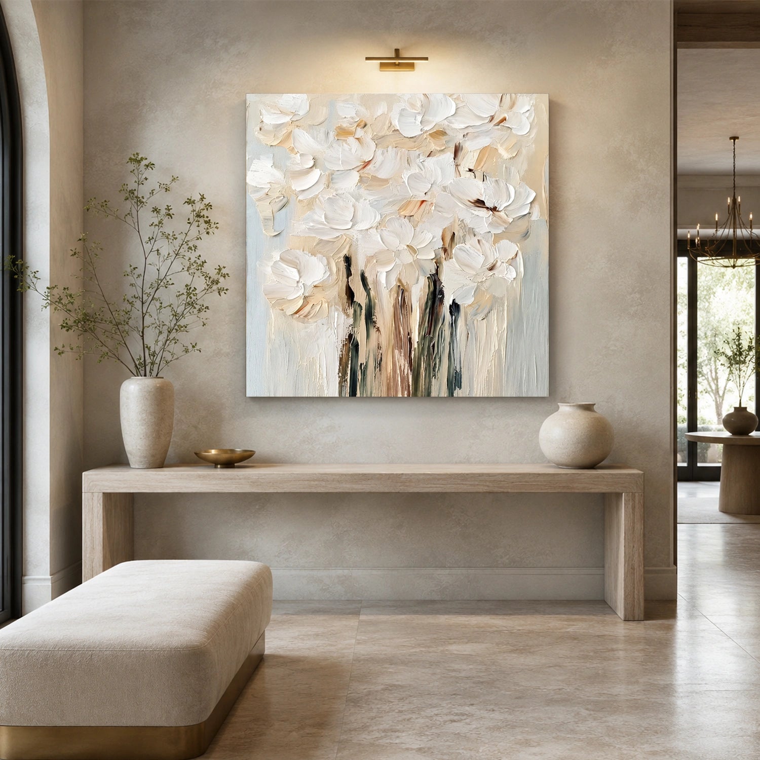 Flower & Tree Abstract Canvas # FT 410