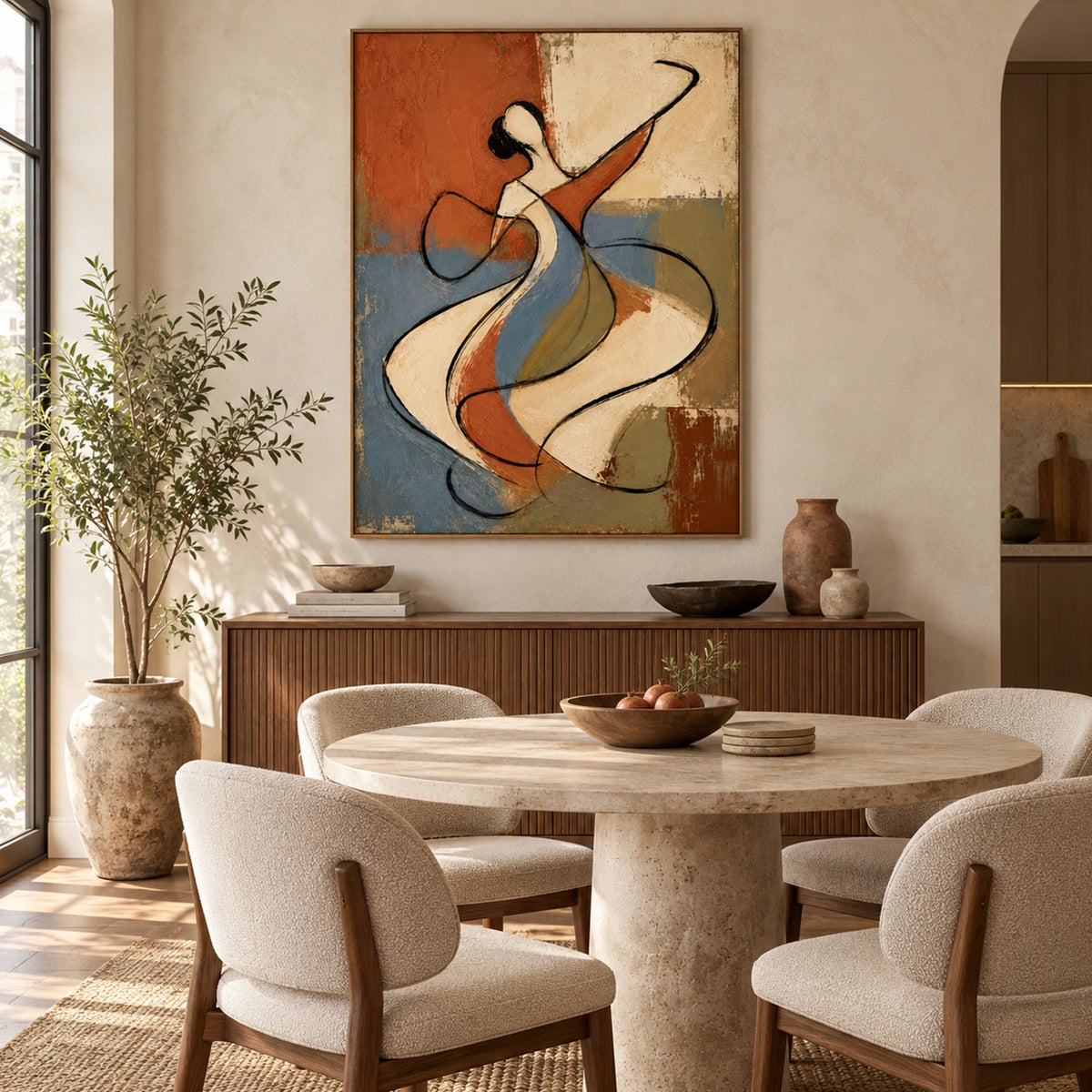 Abstract Portrait Wall Art #PT108