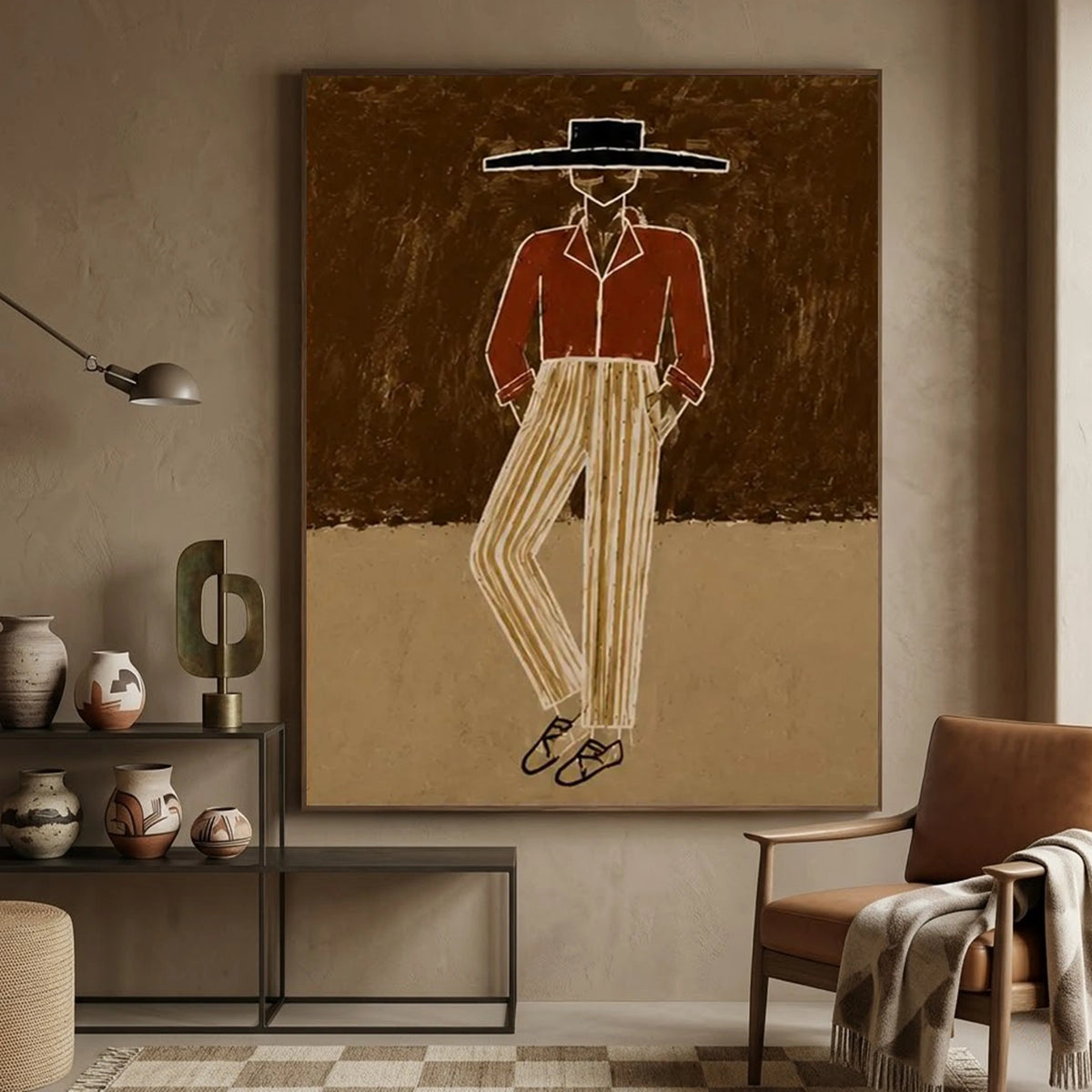 Abstract Portrait Wall Art #PT092