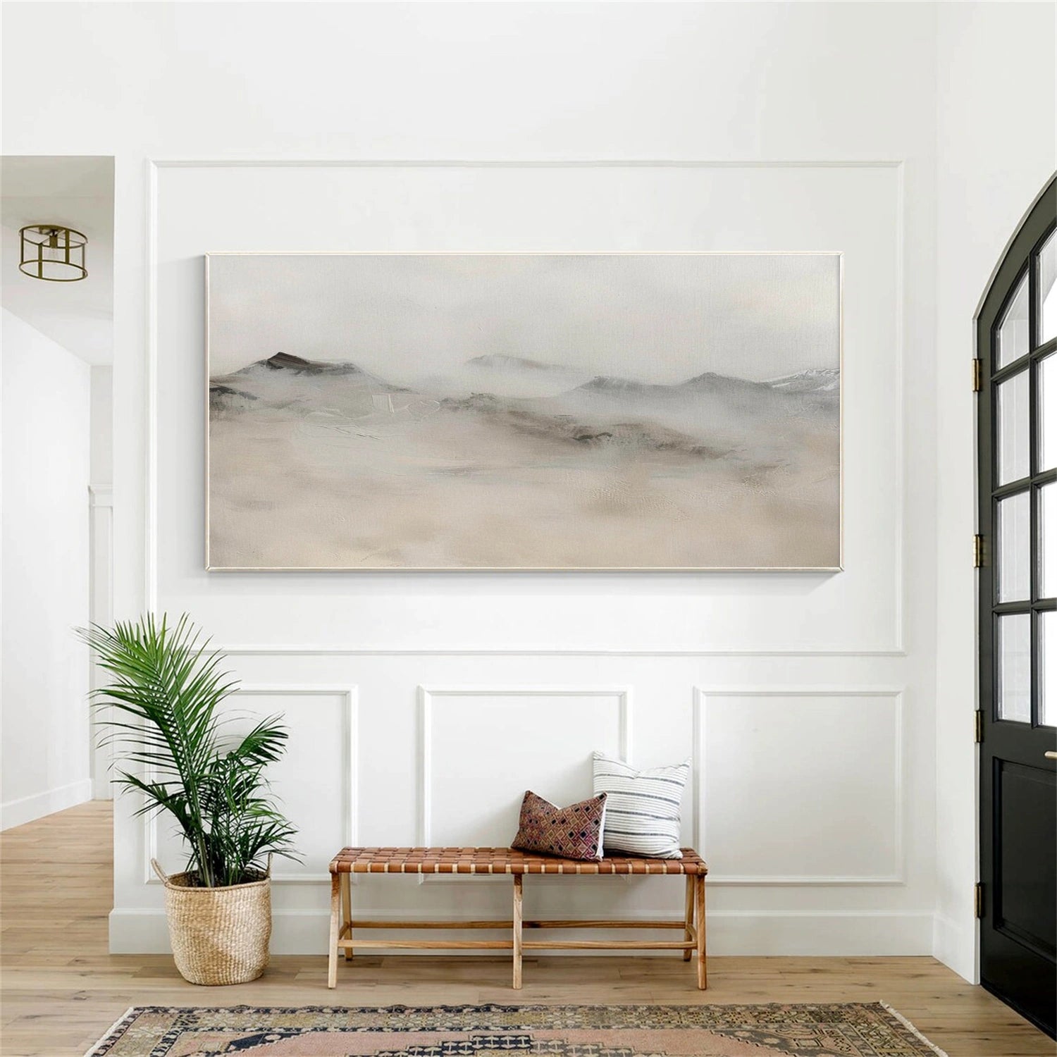 Minimalist Mountain Texture Canvas # MM424
