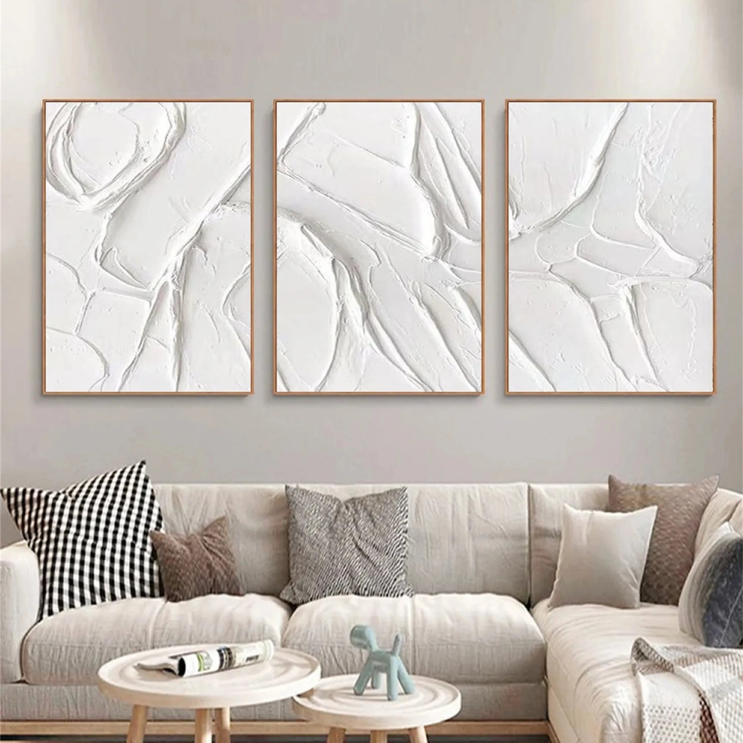 Minimalistic Balance Canvas Painting Set of 3 #MM288