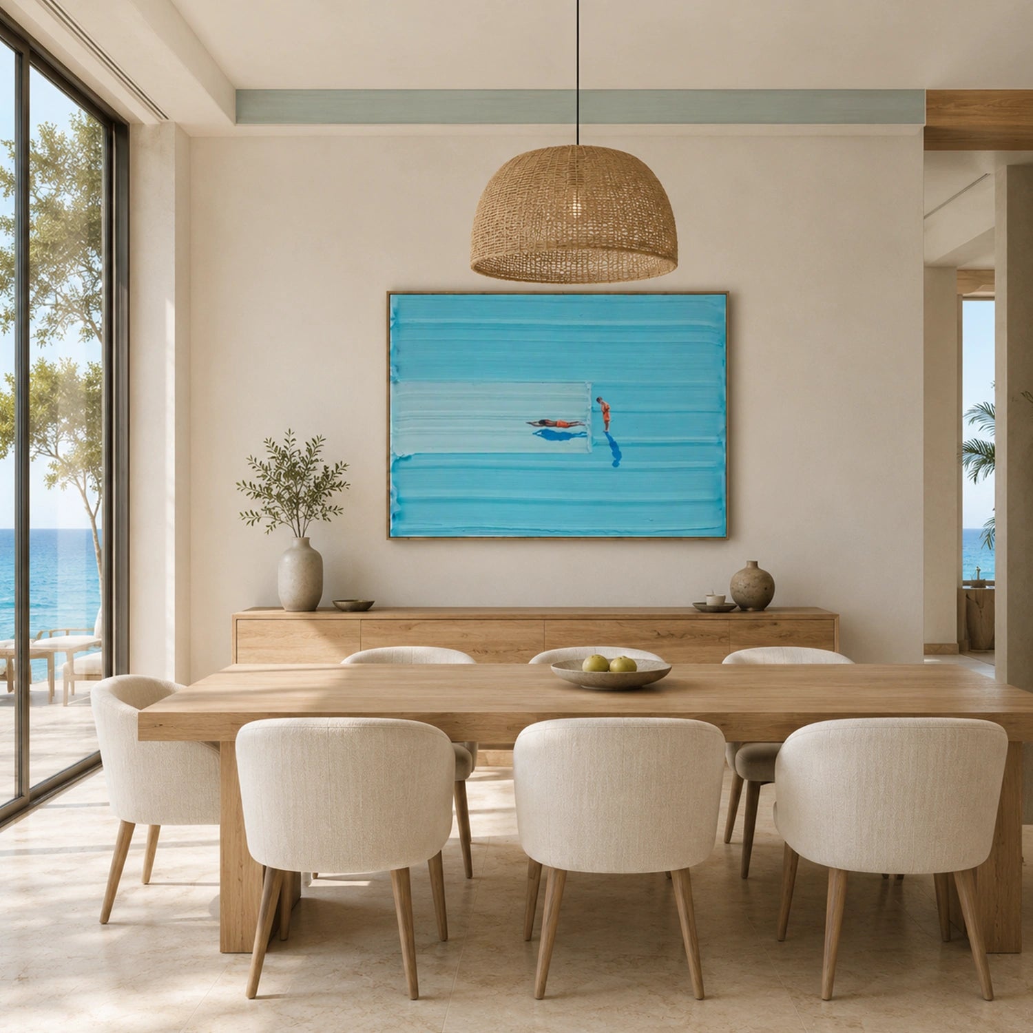 Swimming  Sport Art Painting Canvas # SA102