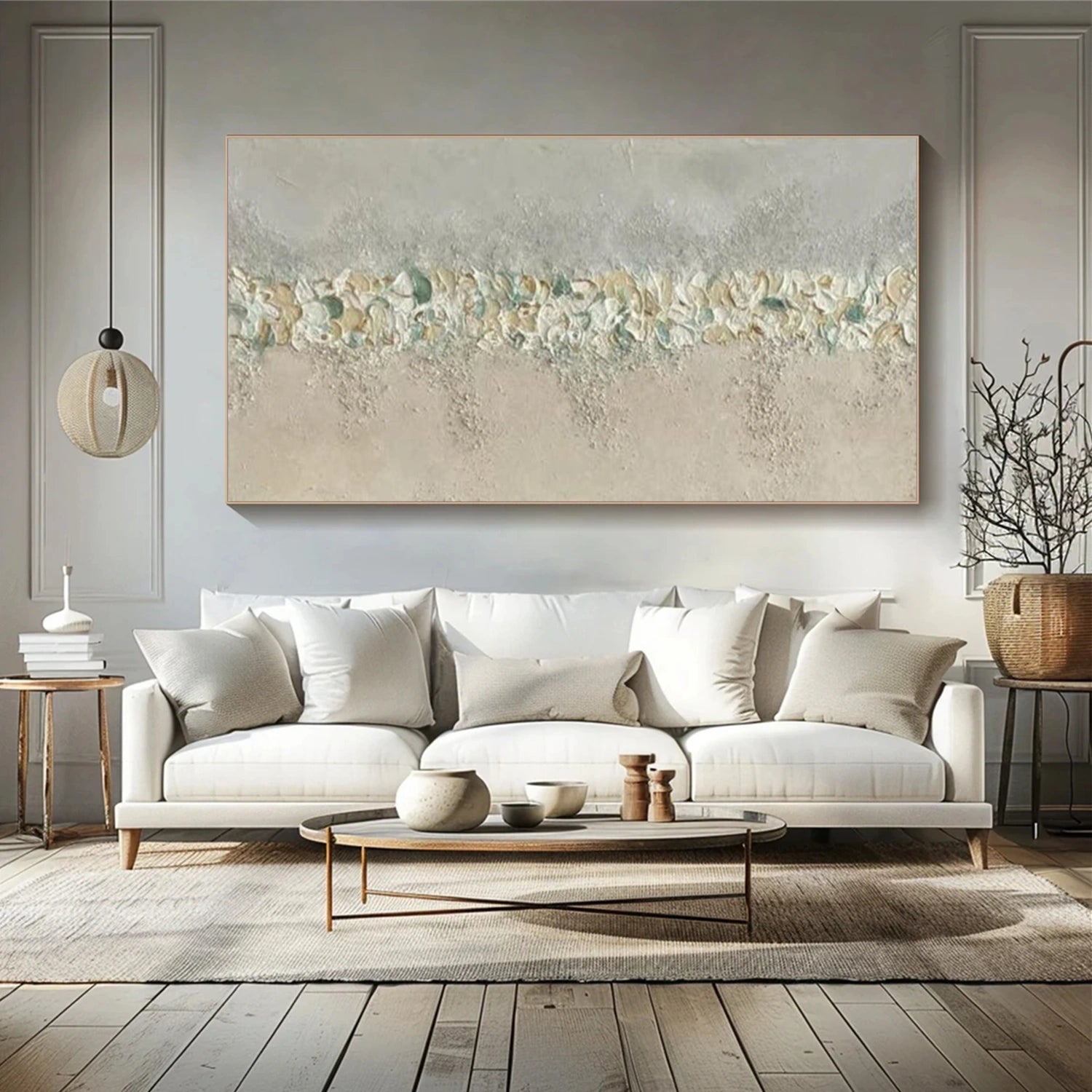Abstract Textured Wall Art #AB639