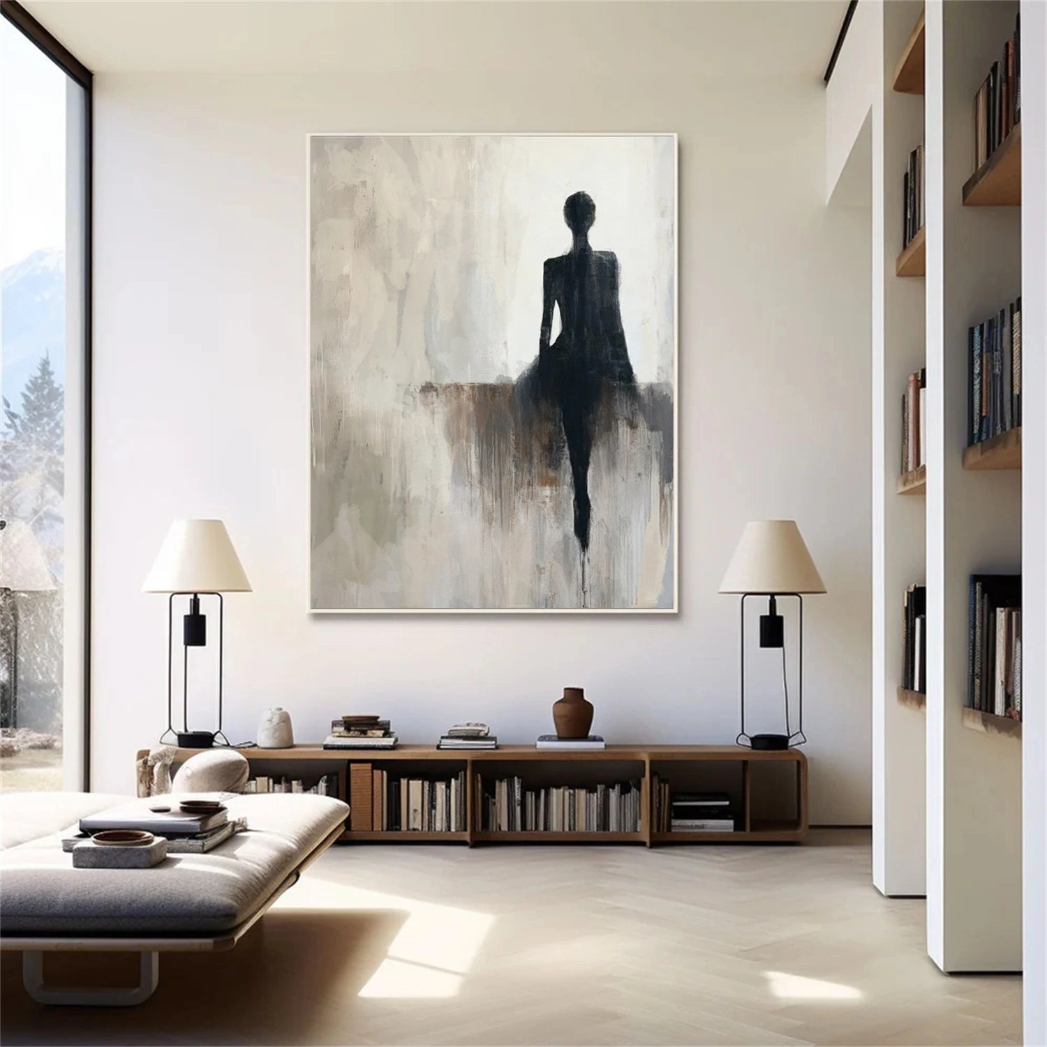 Contemporary Abstract Minimalist Wall Art #CW040