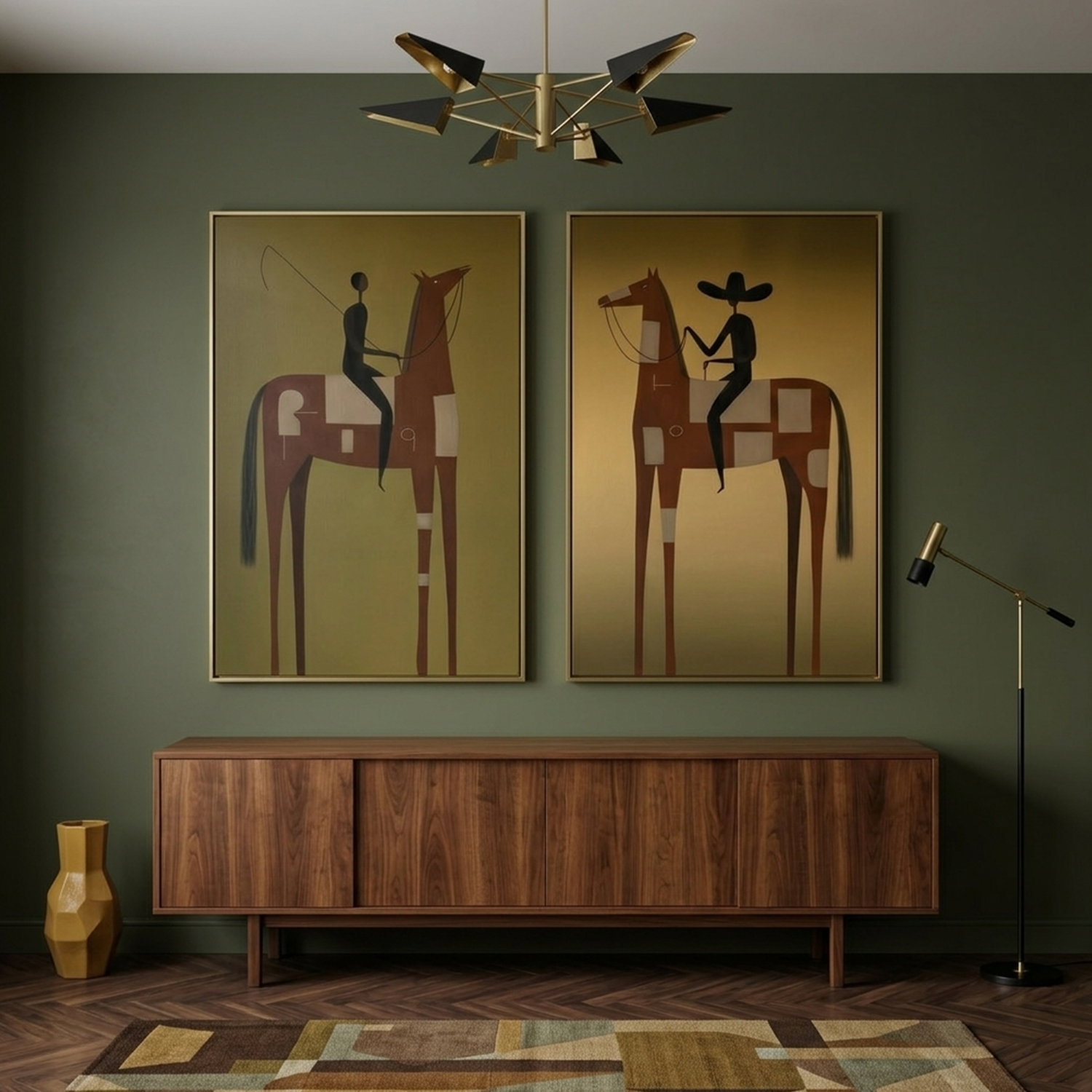 Americana Wall Art Set of 2 #VE054