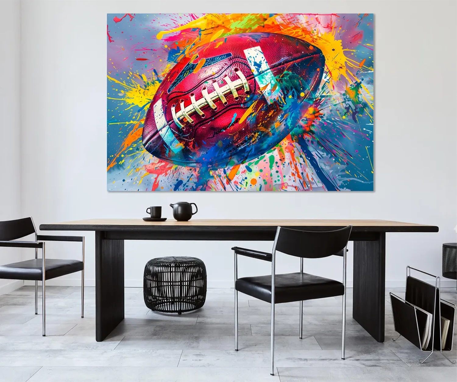 American Football Sport Art Painting Canvas #SA001