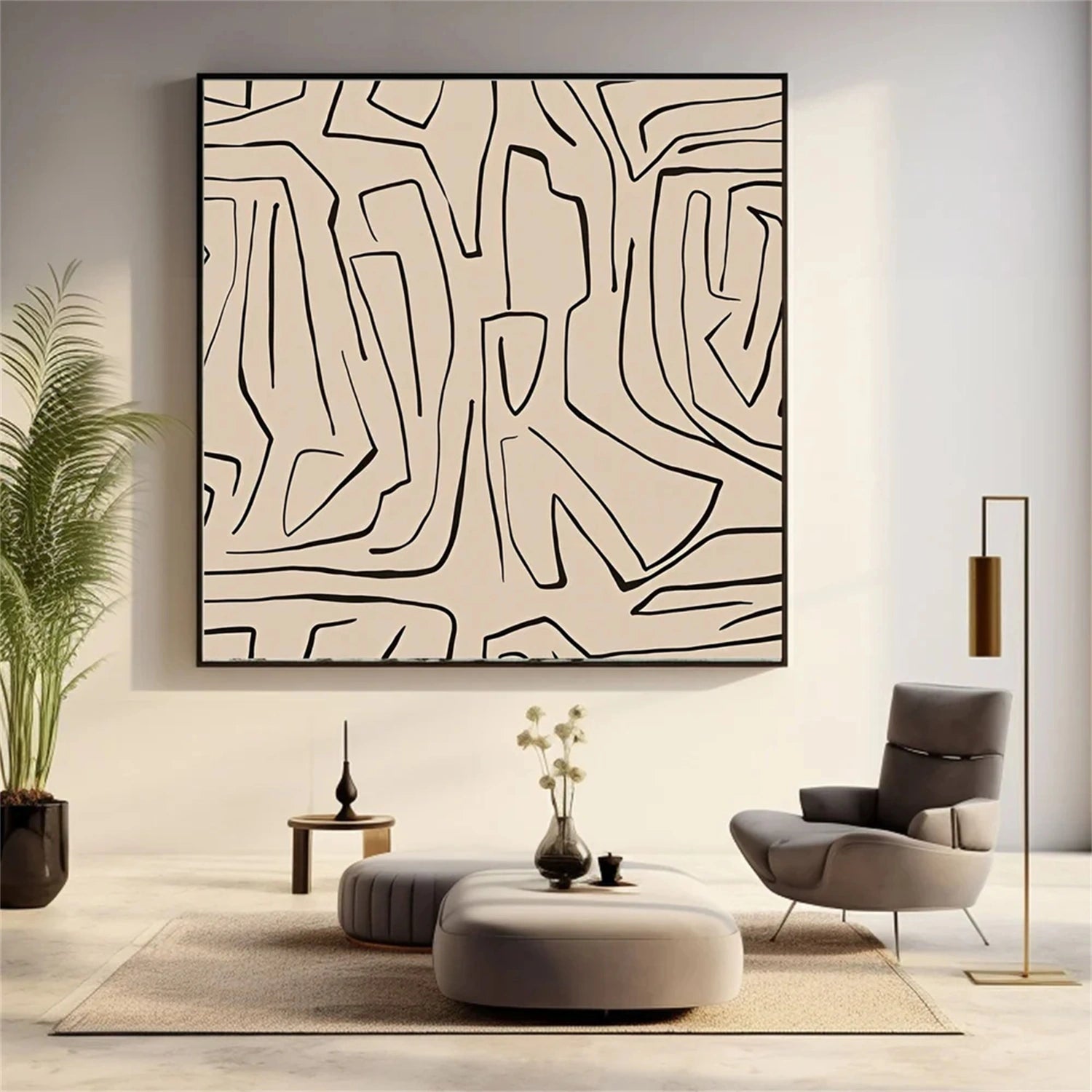 Abstract Tranquility Art Painting #WS216