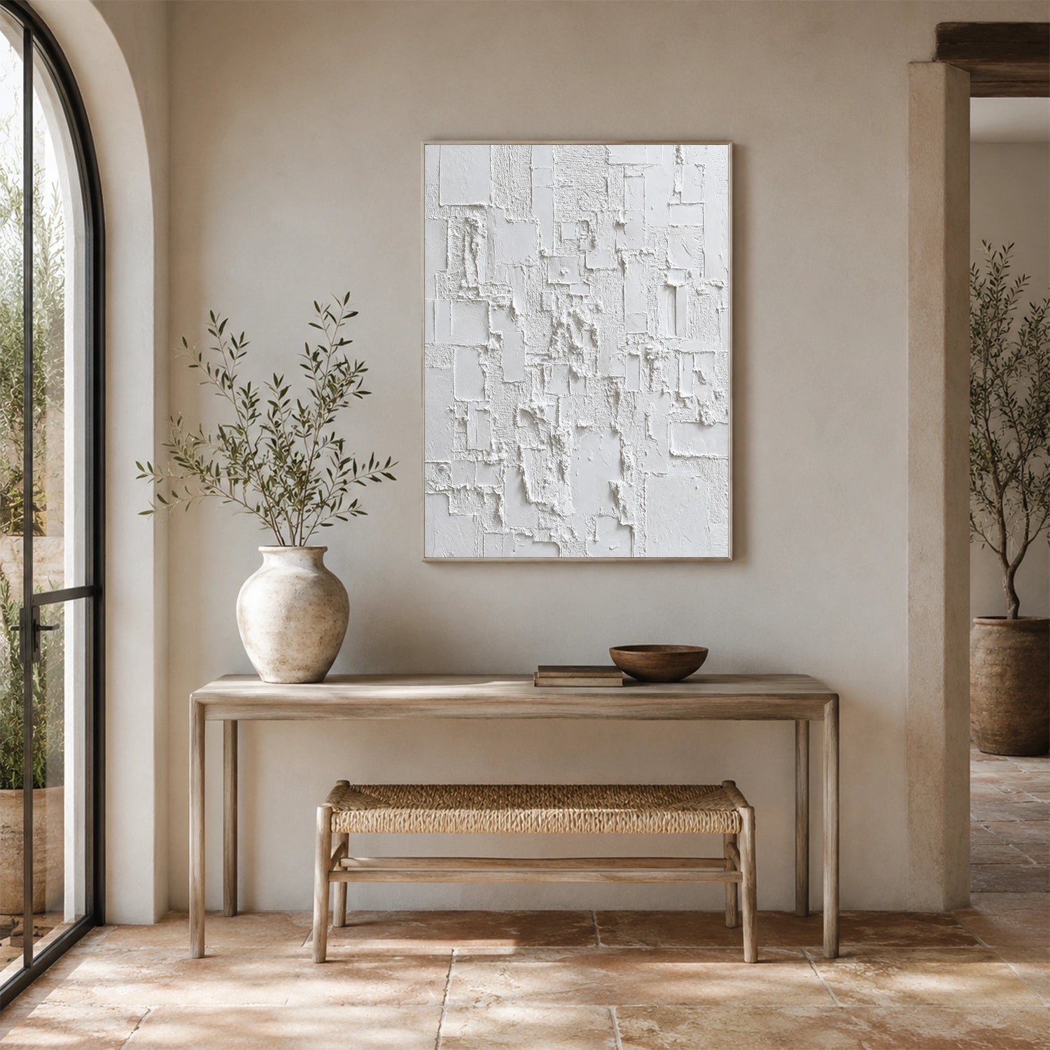 Minimalist Textured Canvas # MM460