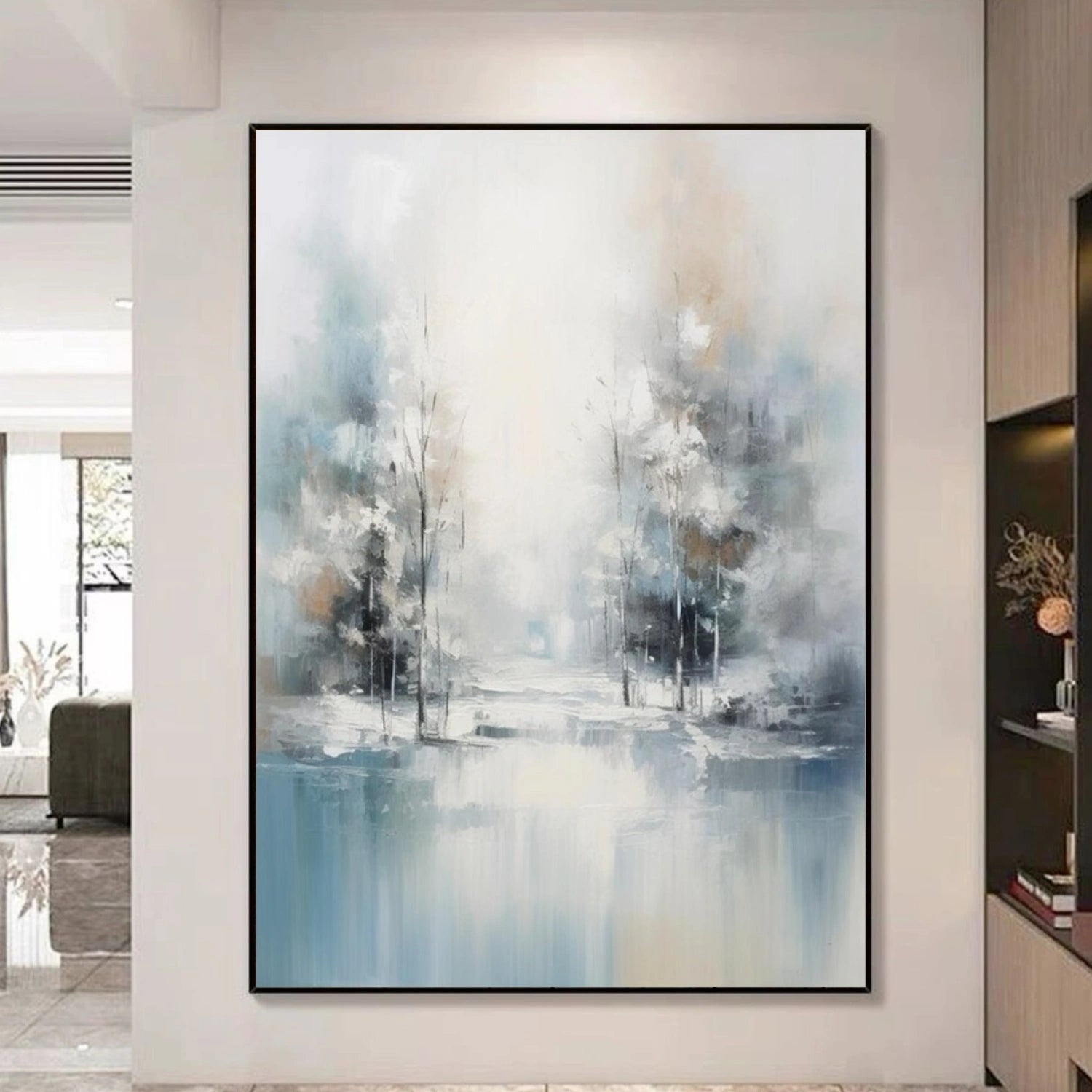 Flower & Tree Abstract Canvas Art #FT 263