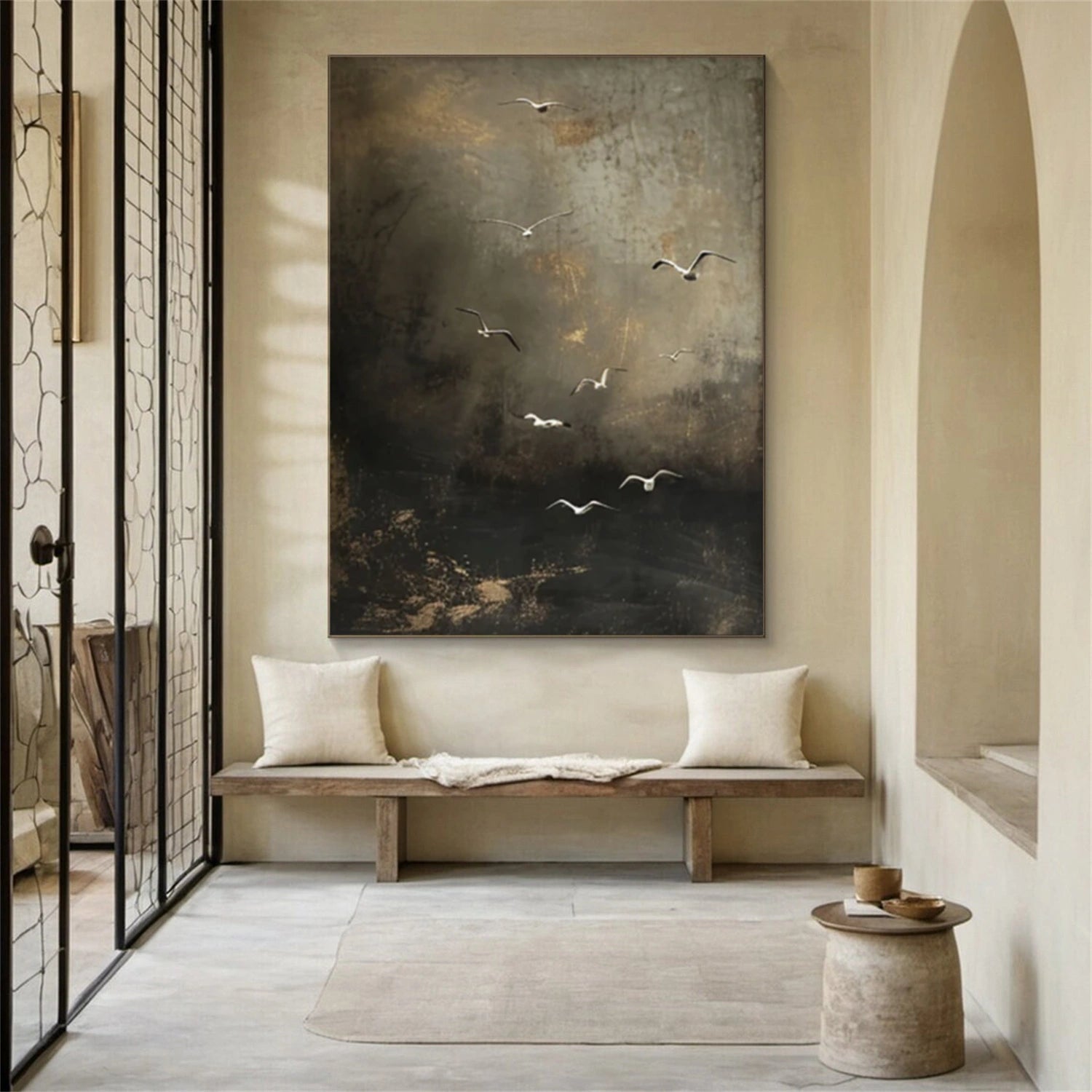 Abstract Animal Canvas Art #AP183