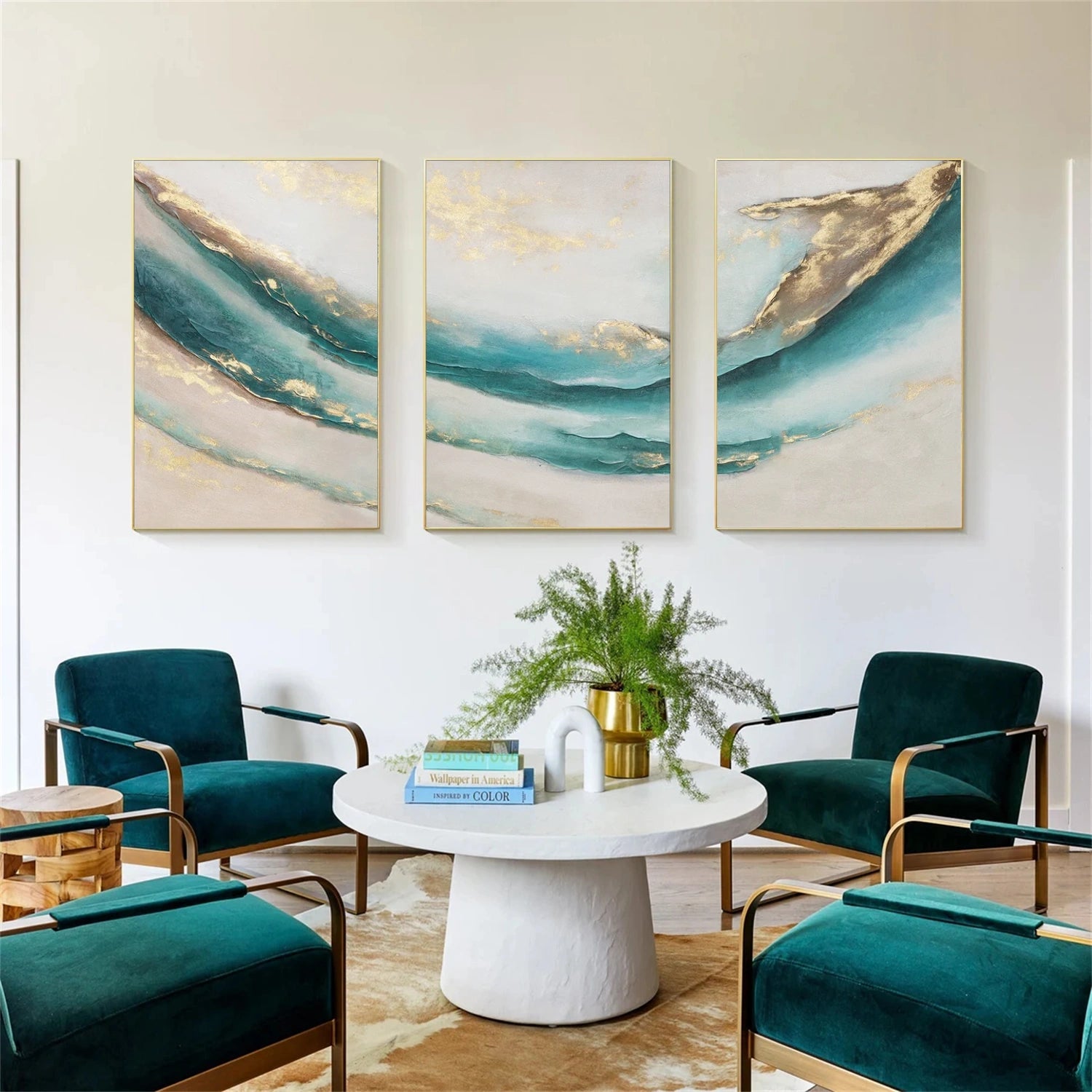 Abstract Texture  Set of 3 Wall Art #AB546