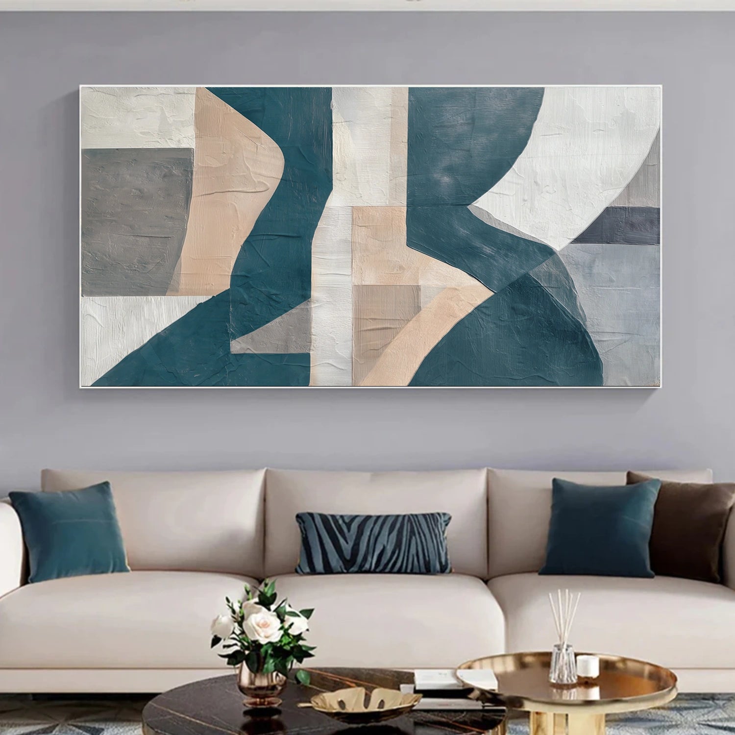 Abstract Textured Wall Art #AB 607