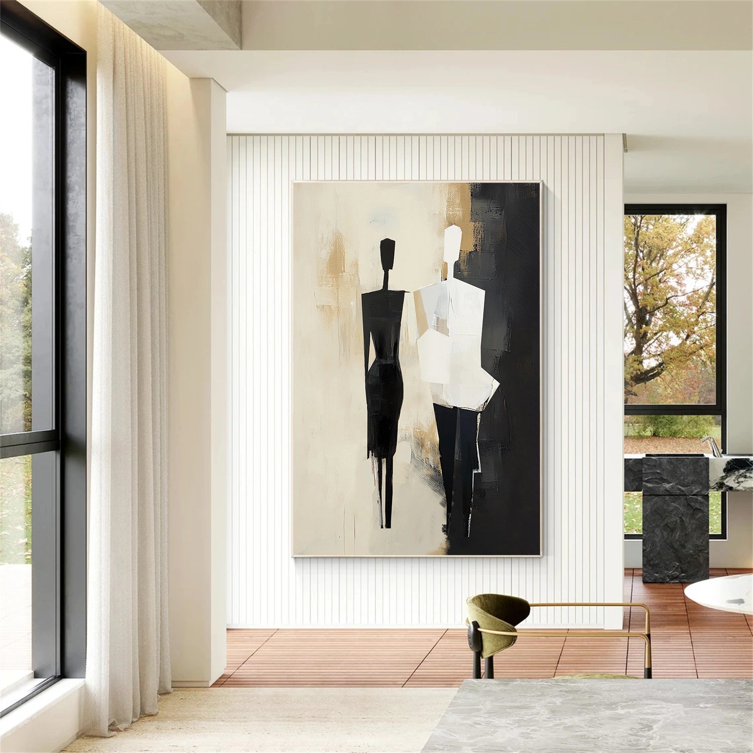 Contemporaty Abstract Minimalist Wall Art #CW002