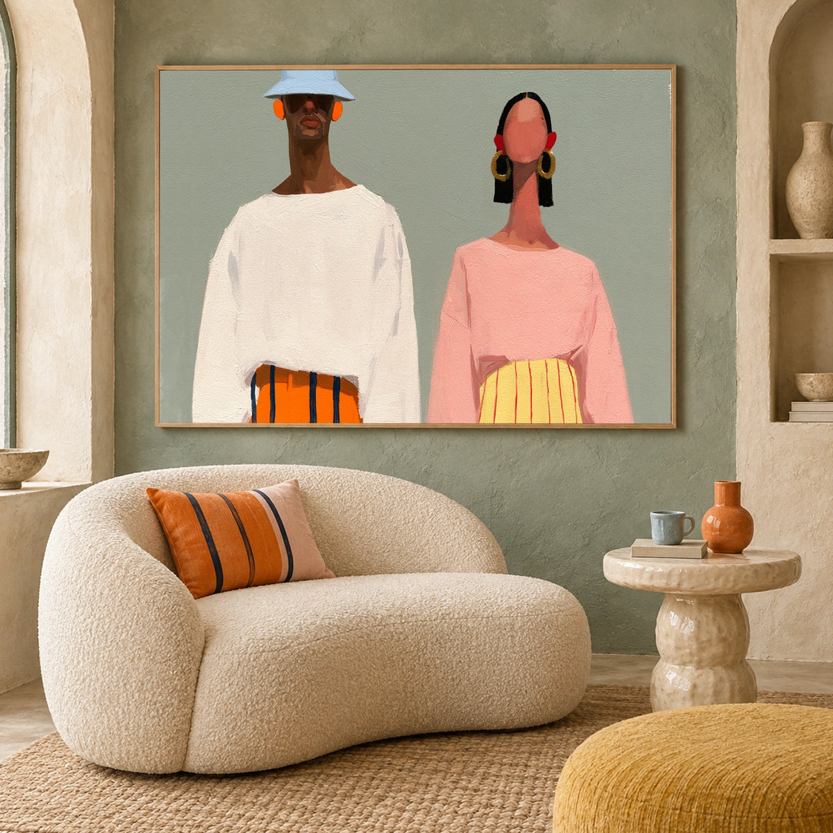 Abstract Portrait Wall Art #PT102