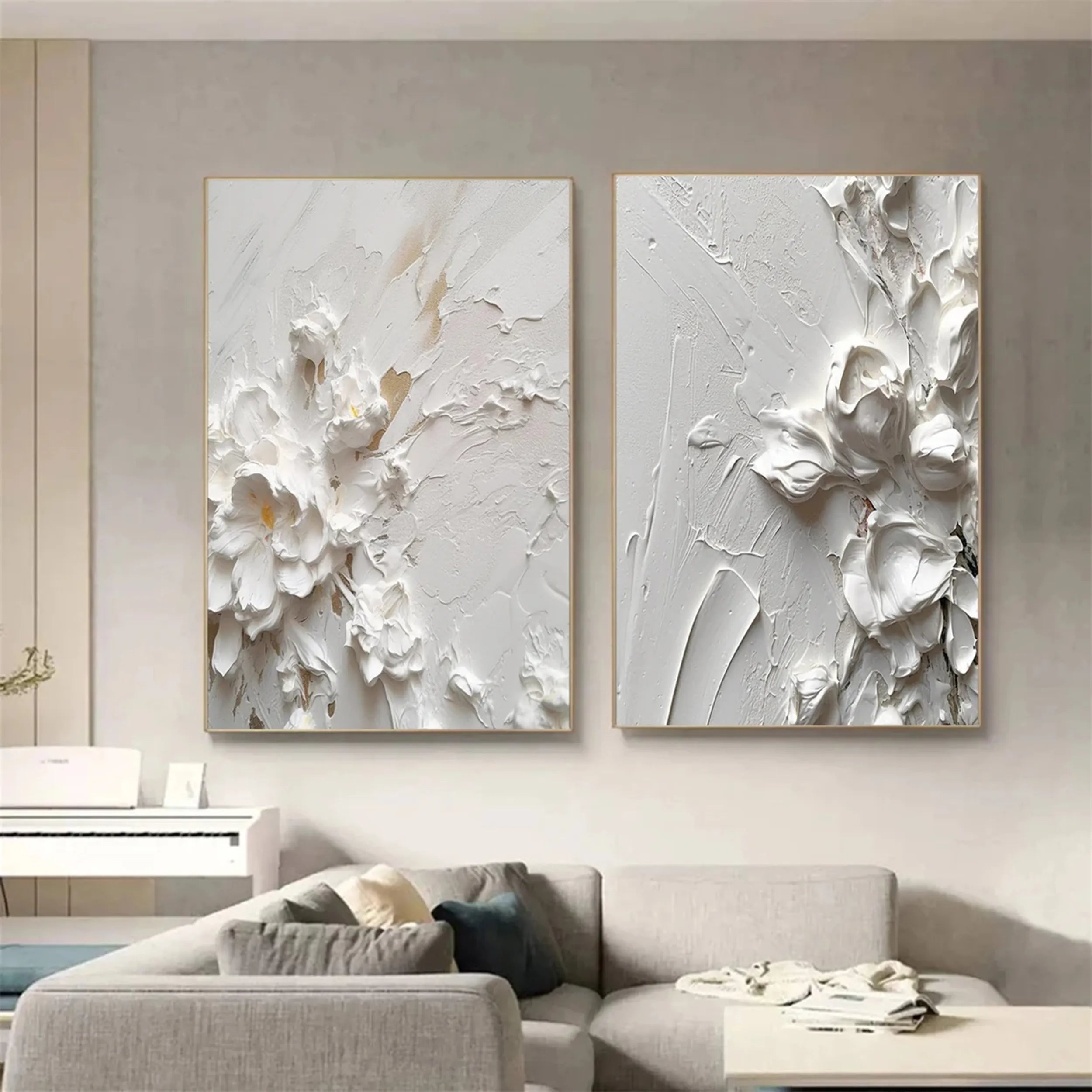 Flower And Tree Painting Set of 2 #FT 051