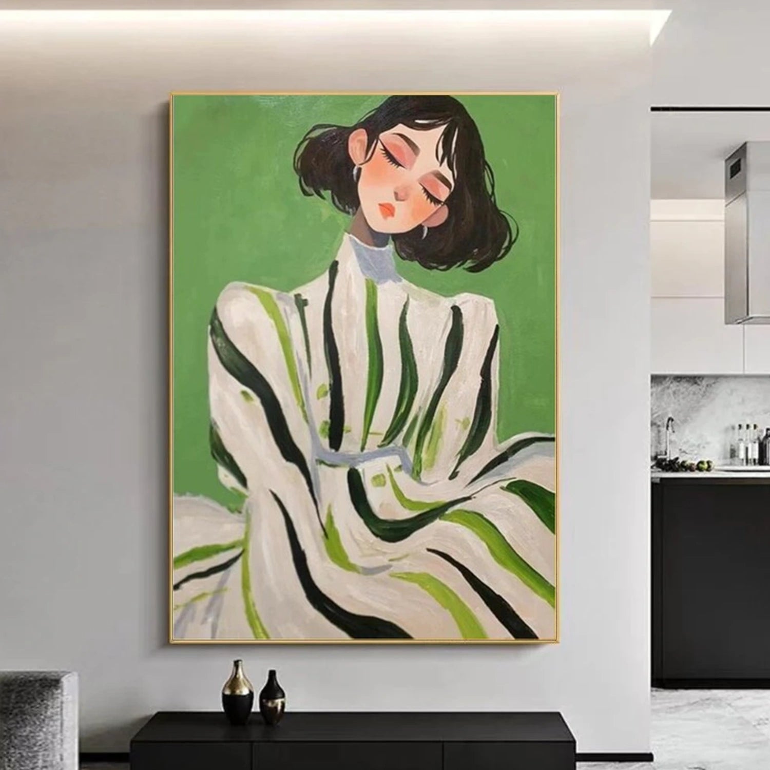Abstract Portrait Wall Art # PT045
