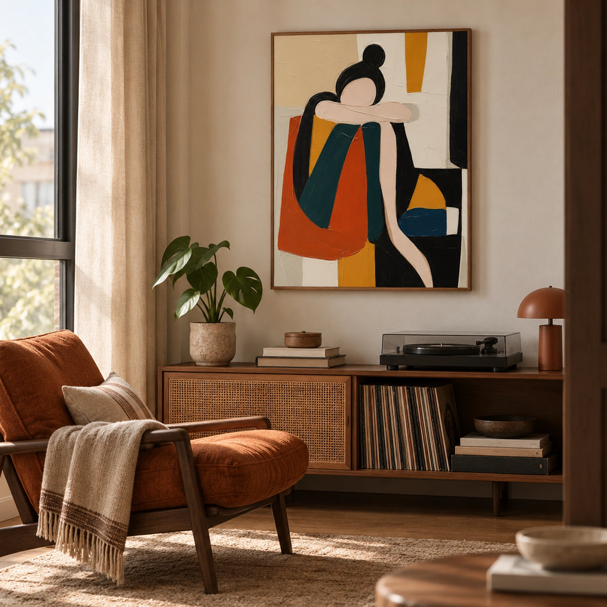 Abstract Portrait Wall Art #PT107