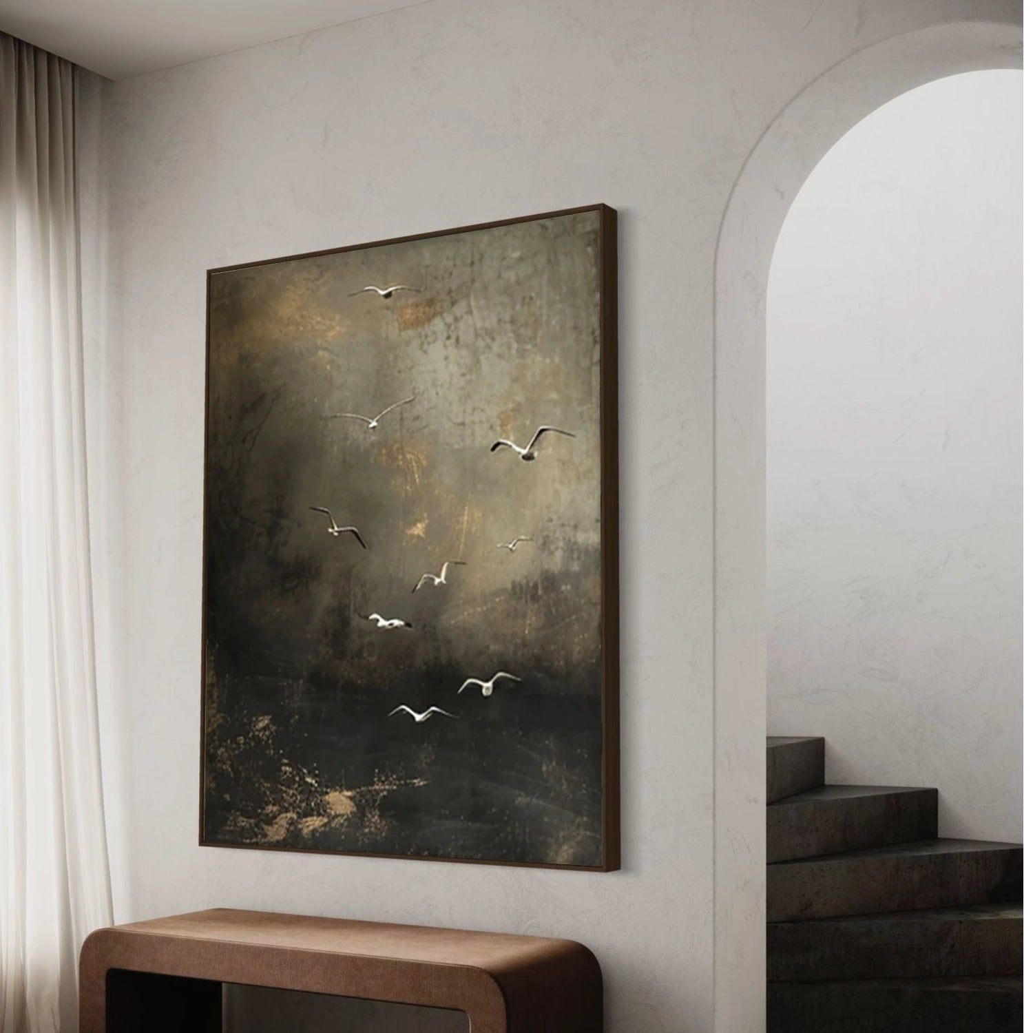 Abstract Animal Canvas Art #AP210