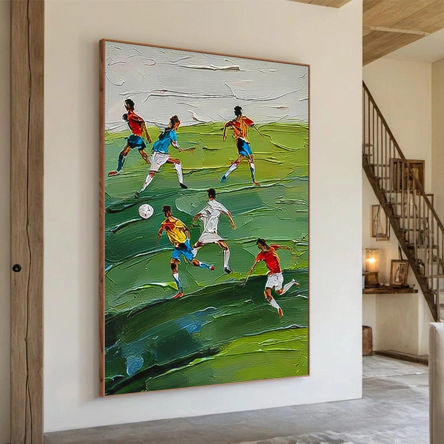 Football Sport Art Texture Painting Canvas #SA086