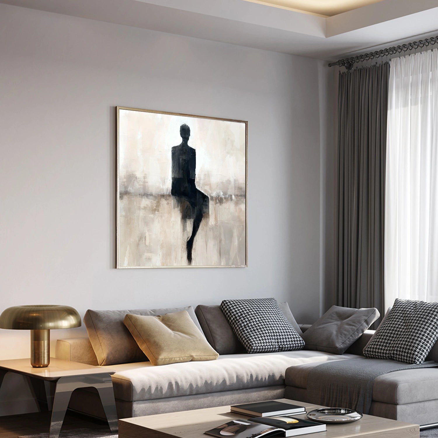 Contemporary Abstract Minimalist Wall Art #CW044