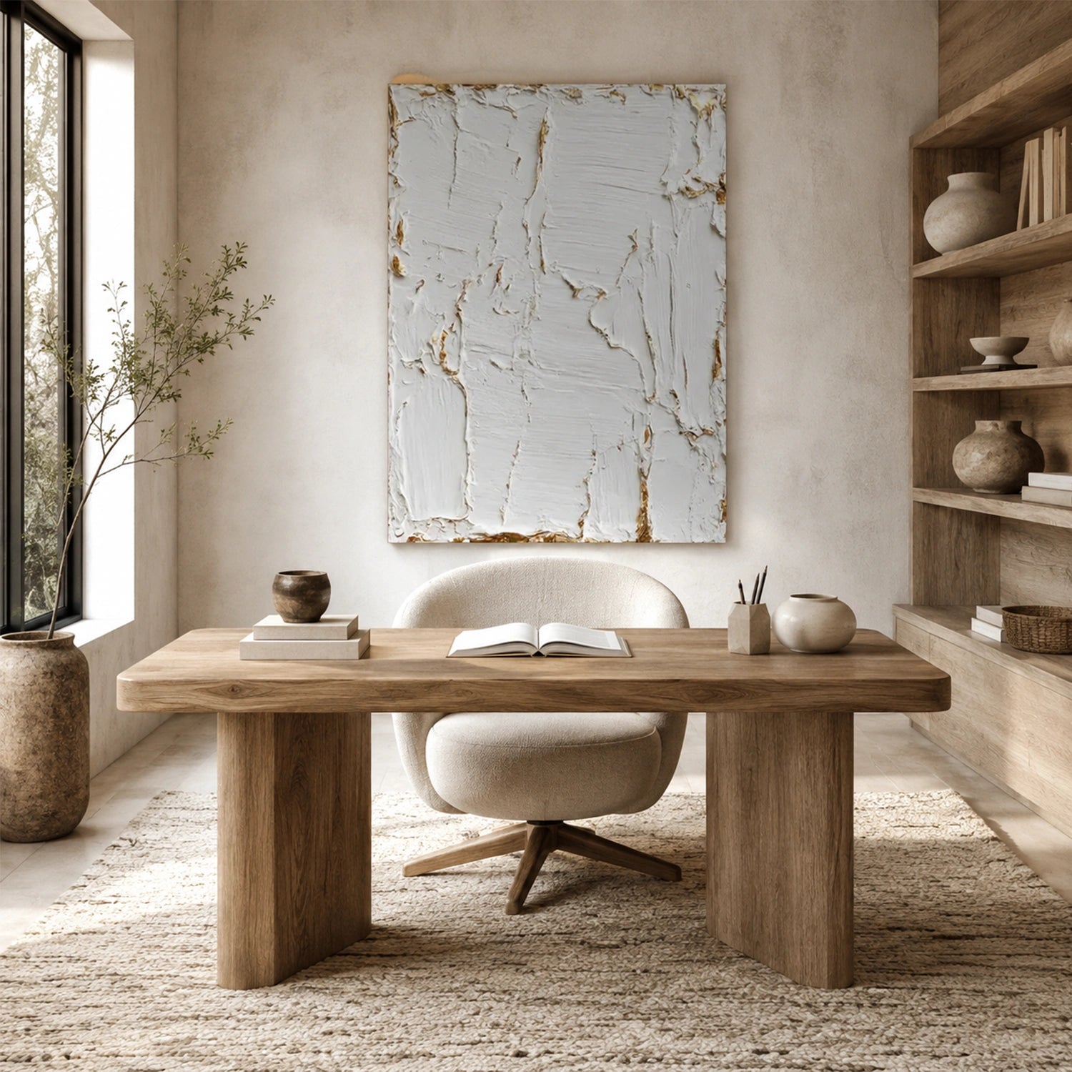 Minimalist Textured Canvas # MM458