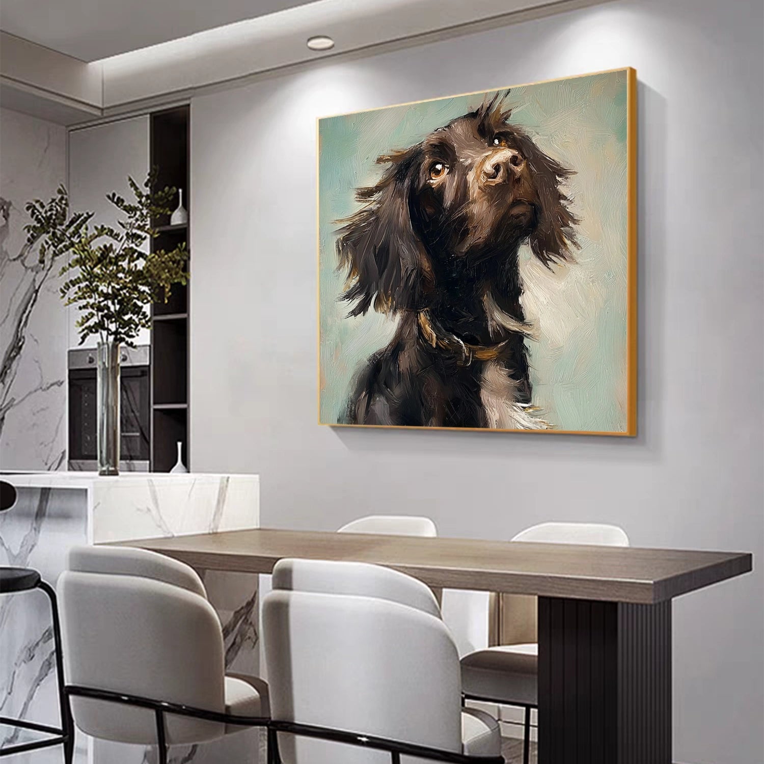 Abstract Animal Texture Canvas Art #AP227
