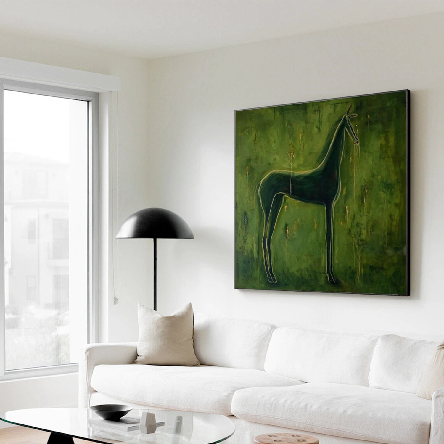 Abstract Animal Canvas Art #AP212
