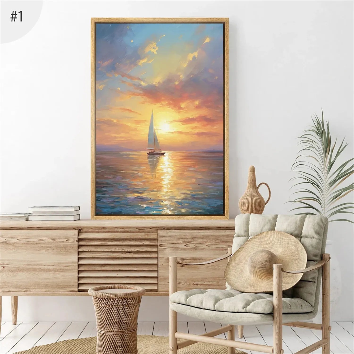 Ocean And Sky Painting Set of 3 #OS 215