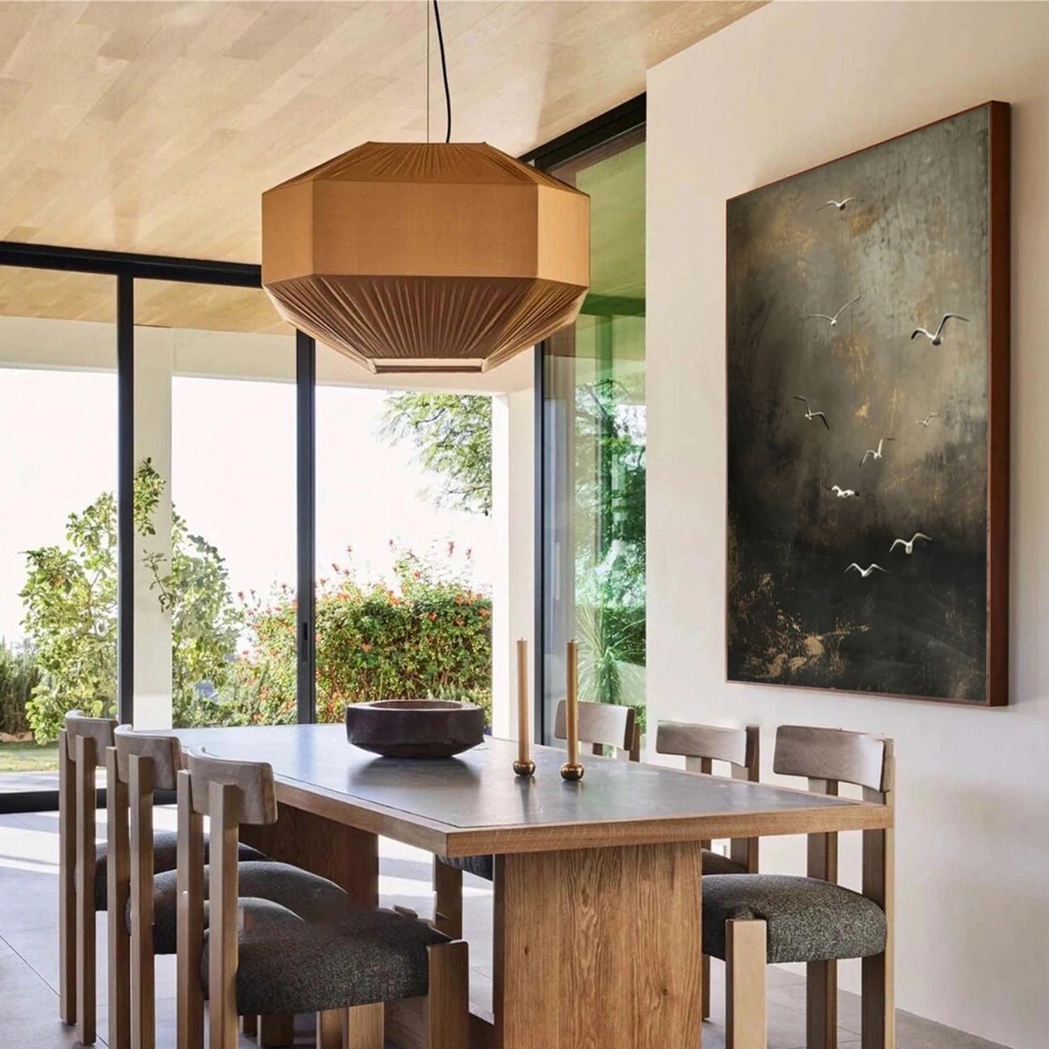 Abstract Animal Canvas Art #AP183