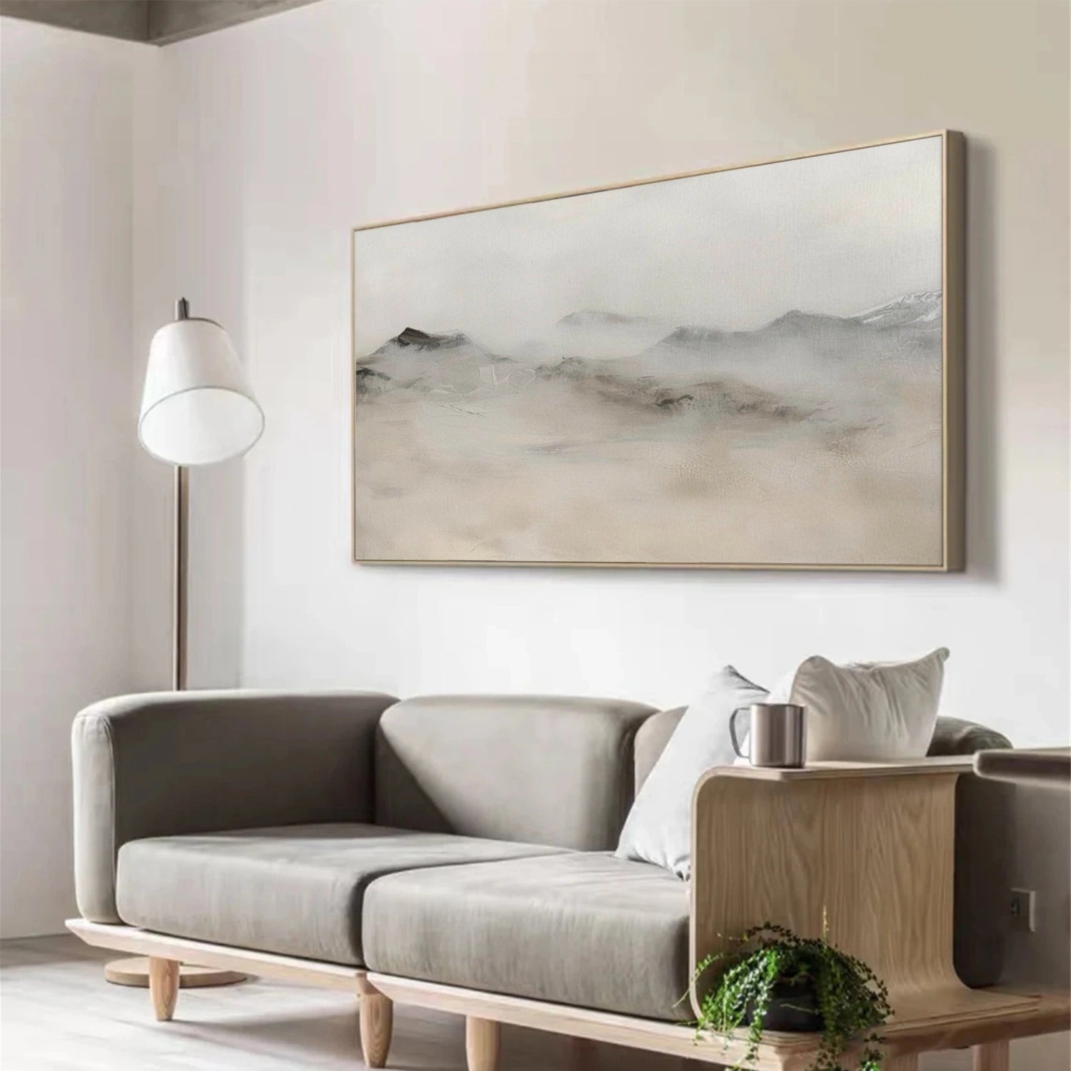 Minimalist Mountain Texture Canvas # MM424