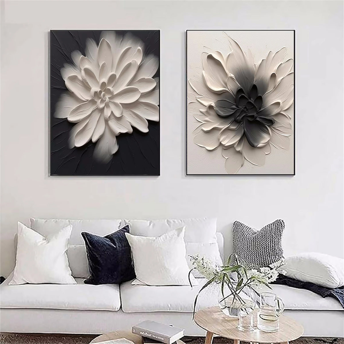 Flower And Tree Painting Set of 2 #FT 039