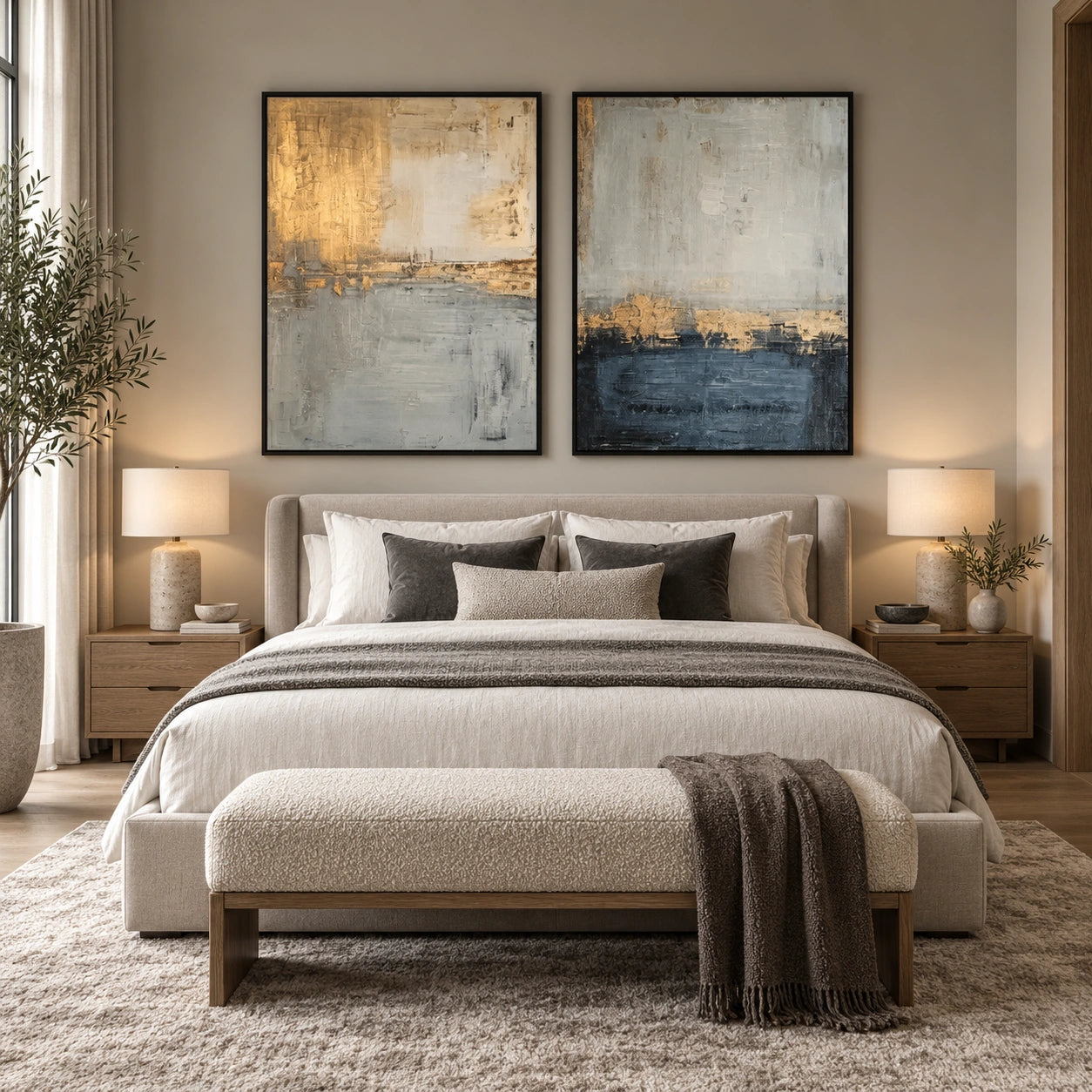 Abstract Wall Art Set of 2# AB732