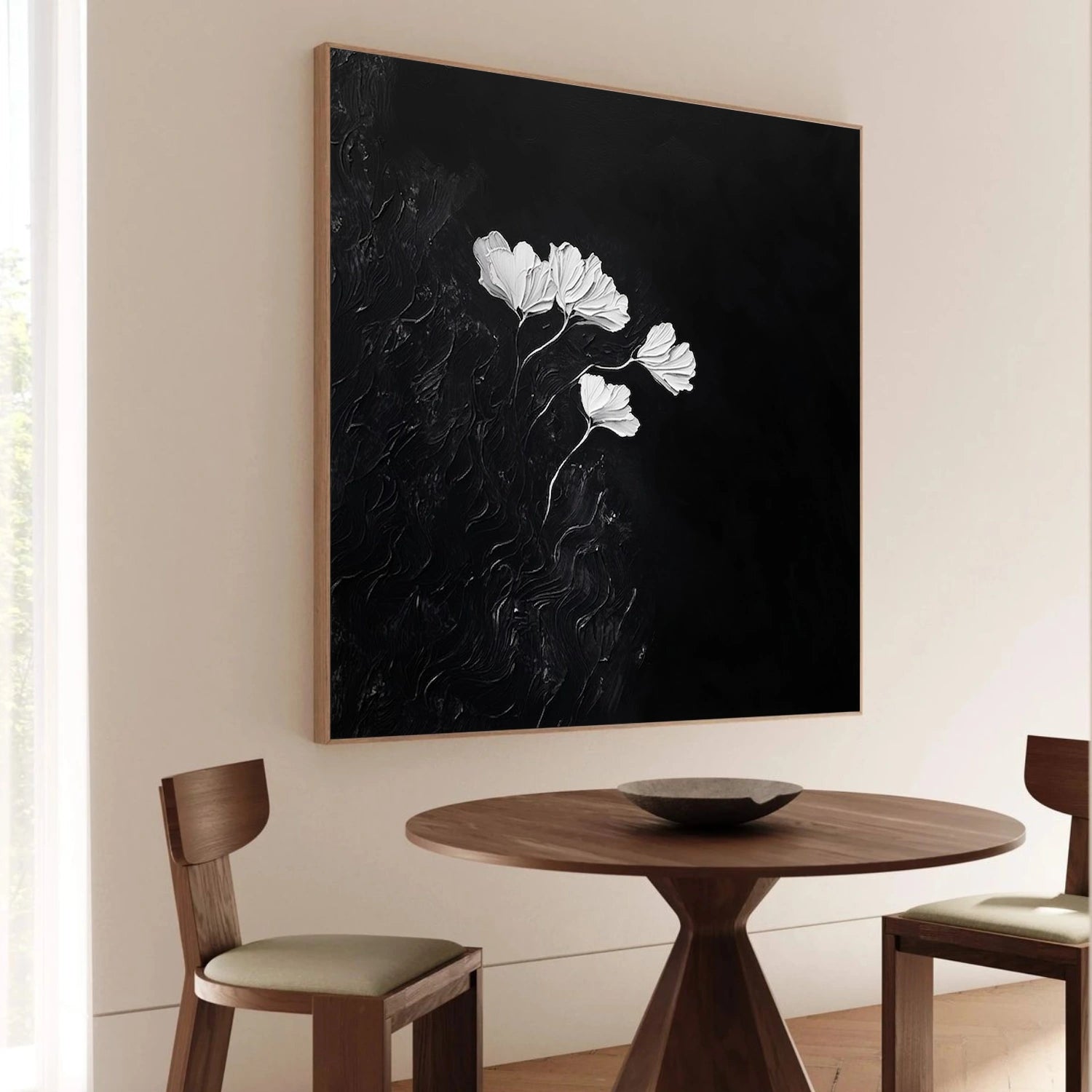 Flower & Tree Abstract Textured Canvas # FT 370