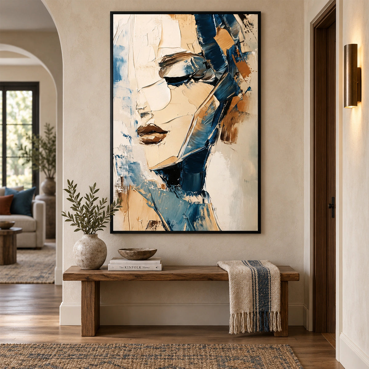 Abstract Portrait Wall Art #PT091