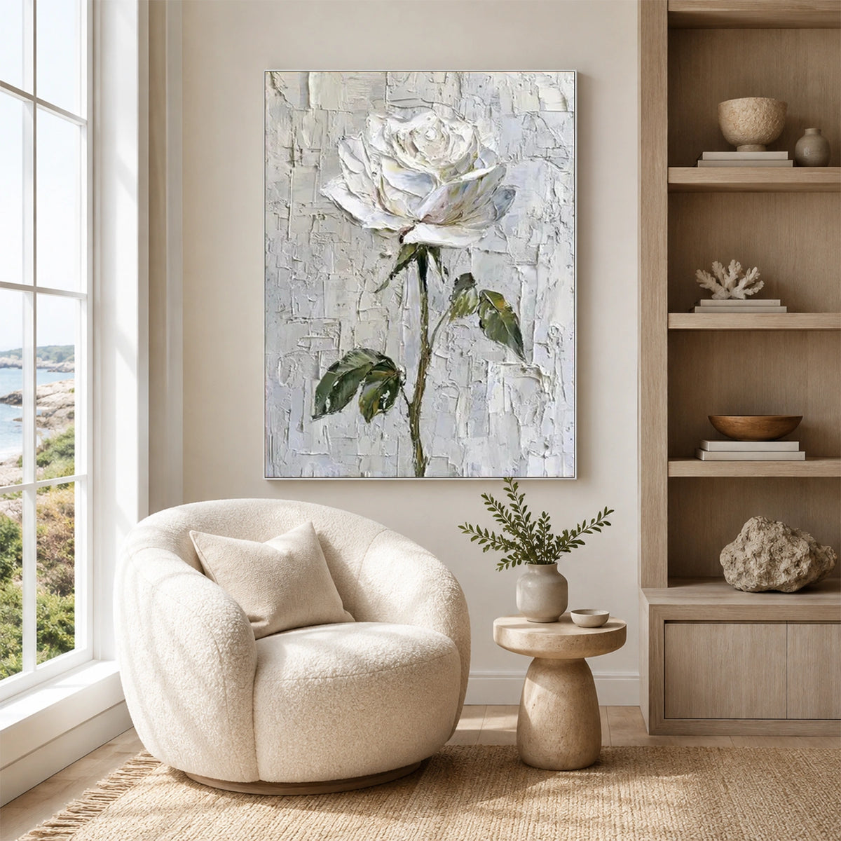 Flower & Tree Abstract Canvas # FT 418