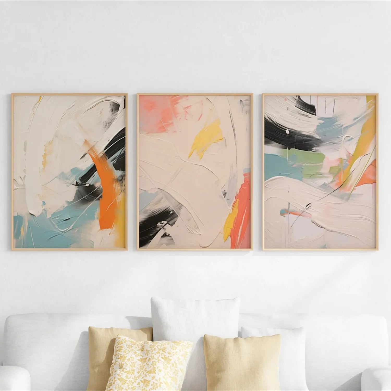 Abstract Painting Set of 3 #AB208