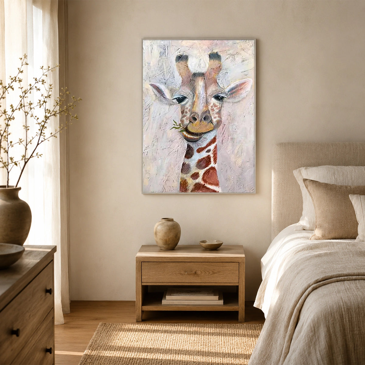 Abstract Animal Canvas Art #AP258