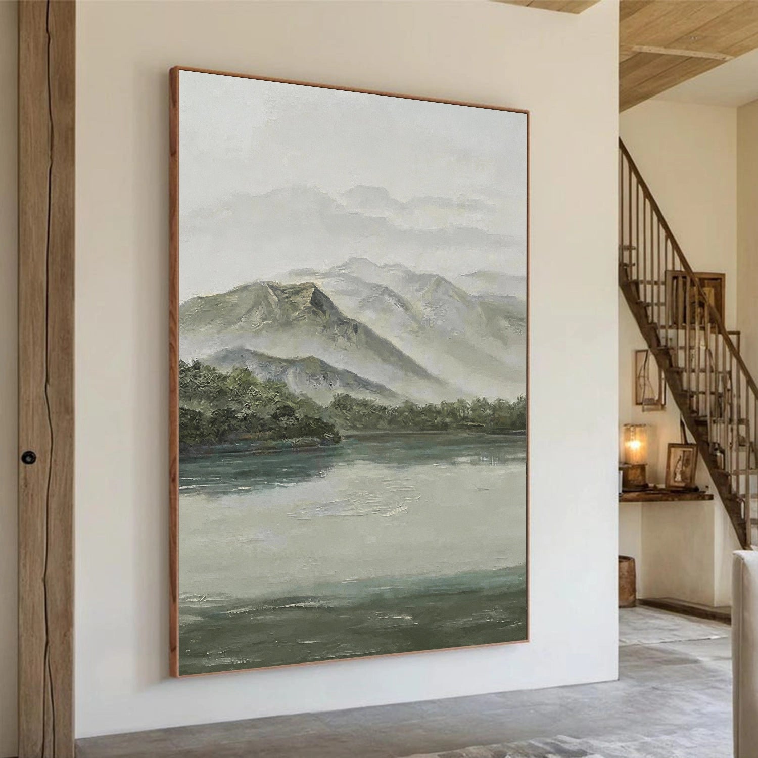 Minimalist Mountain Texture Canvas # MM428