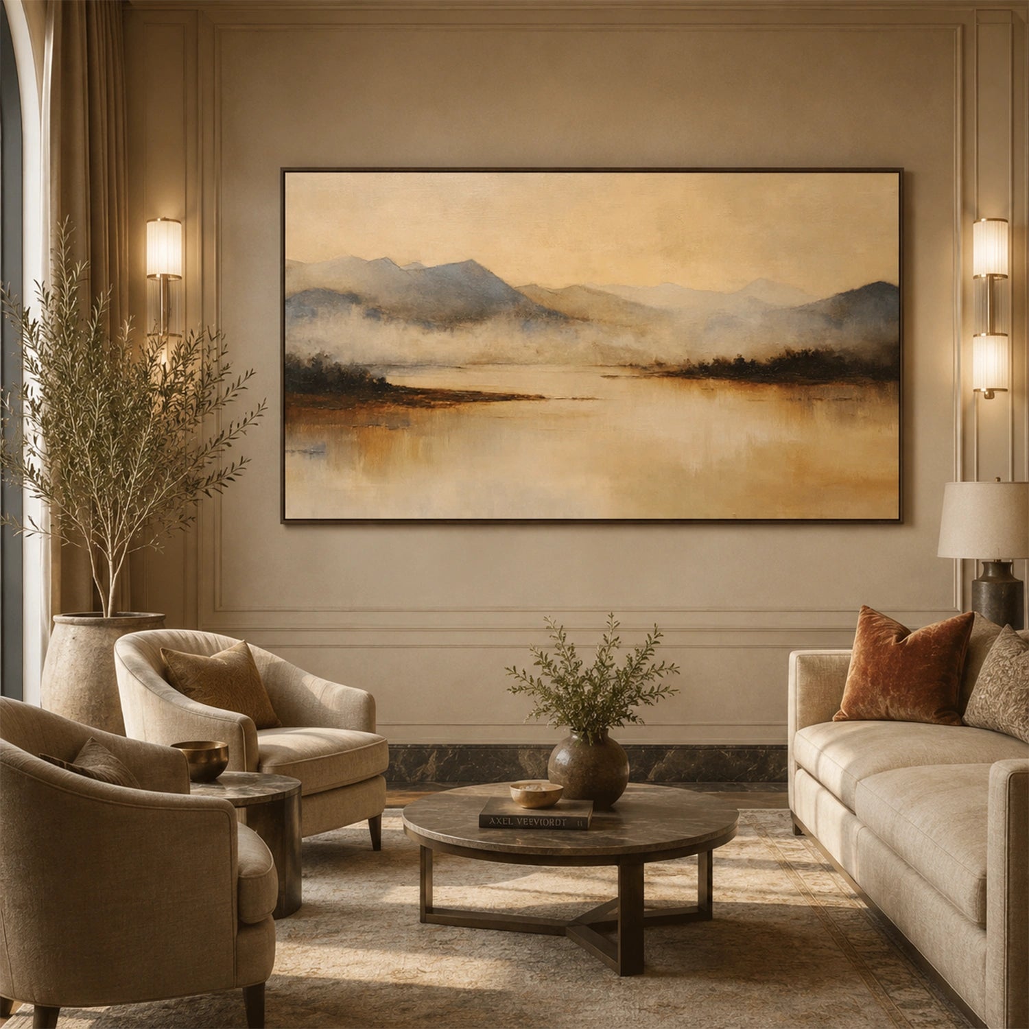 Minimalist Mountain Canvas # MM448