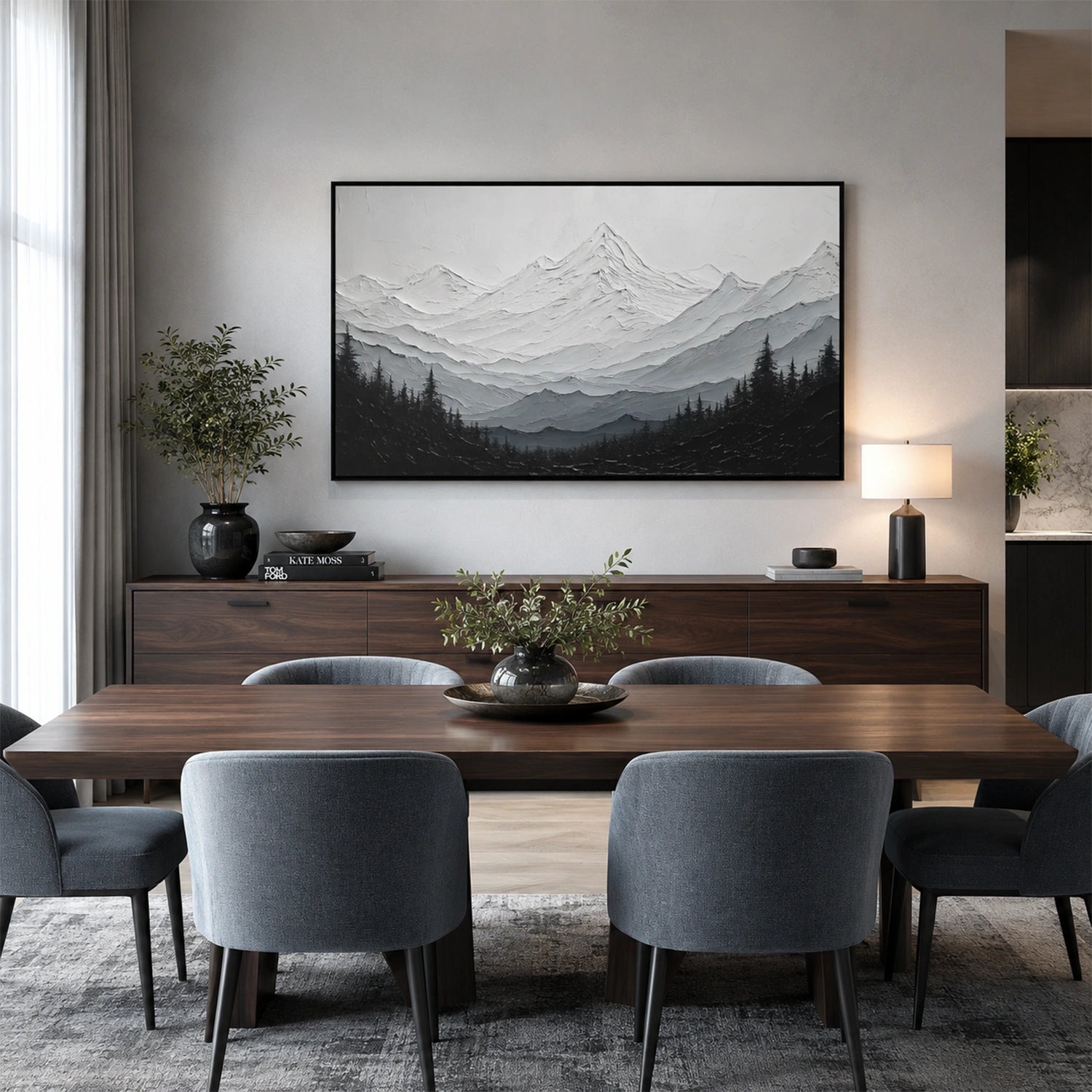 Minimalist Mountain Canvas # MM456