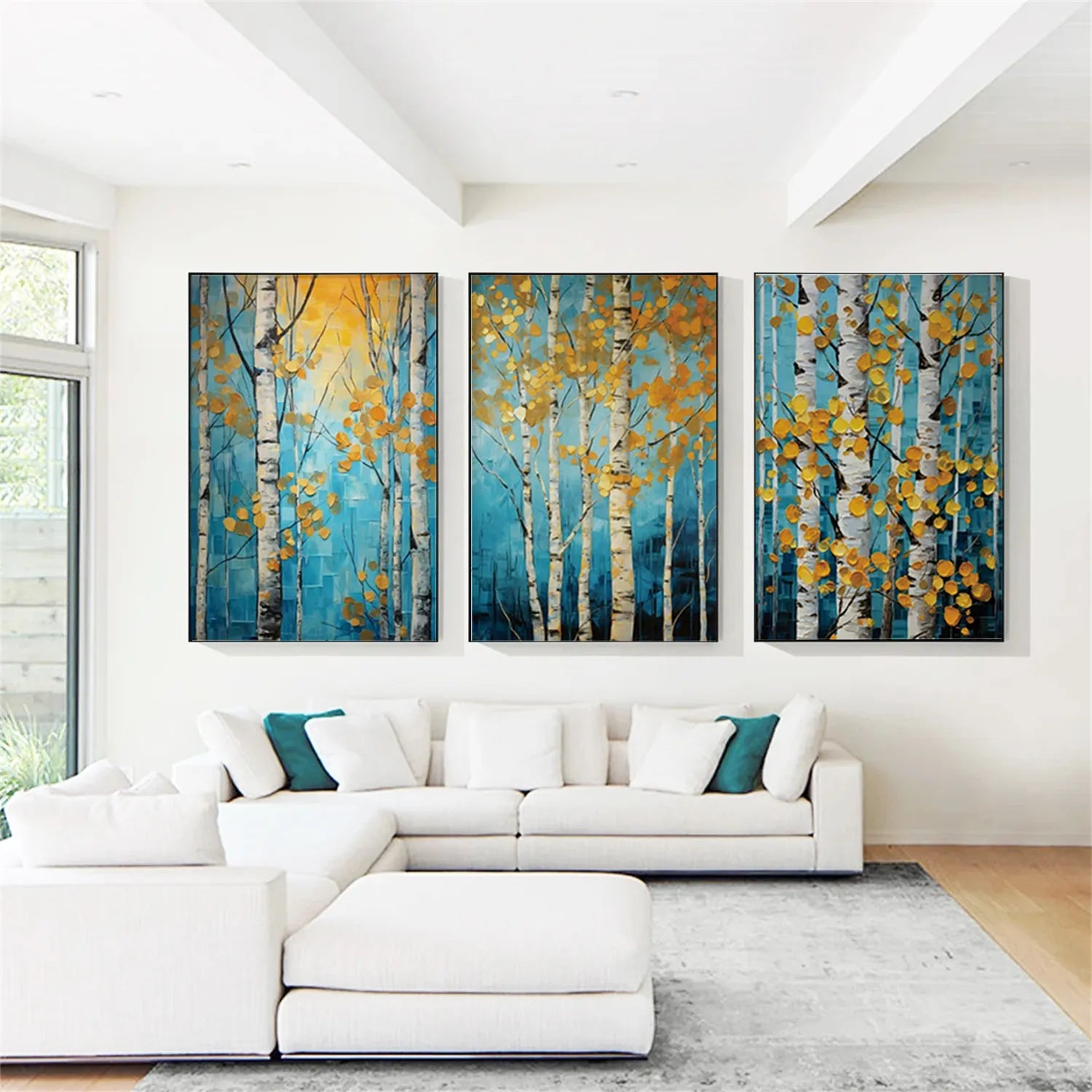 Flower And Tree Painting Set of 3 #FT 094