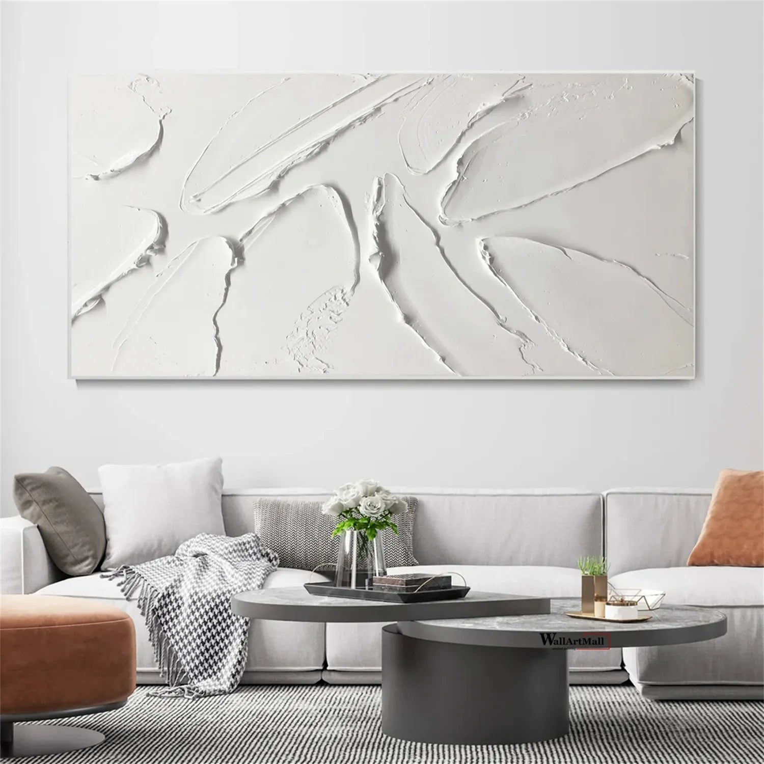 Plaster Art Minimalist Textured Painting #MM295