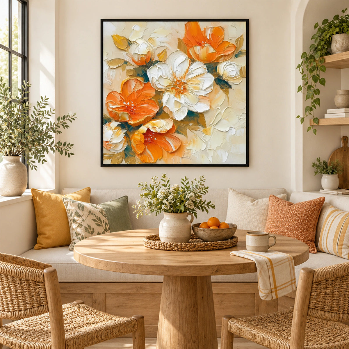 Flower & Tree Abstract Canvas # FT 422