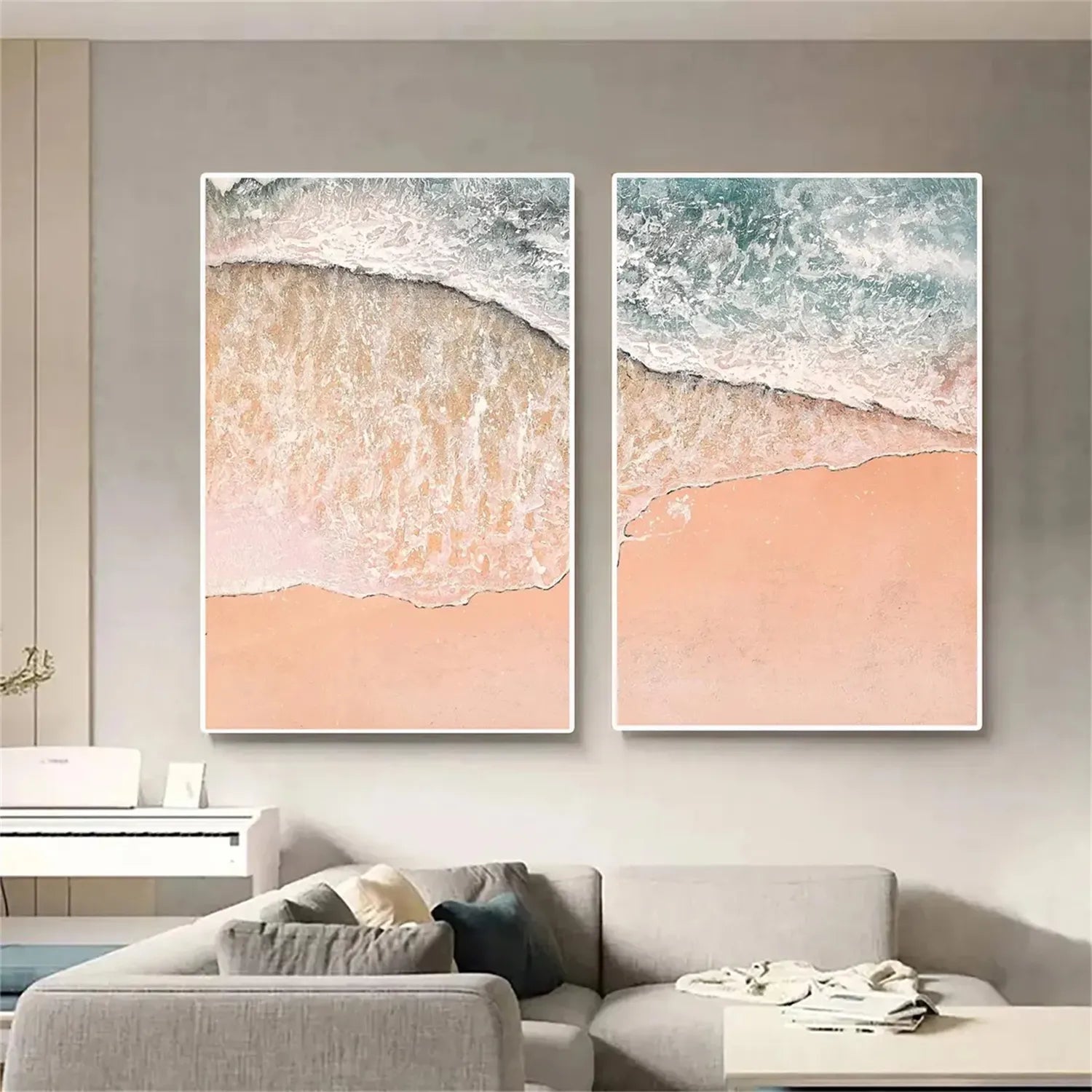 Ocean And Sky Painting Set of 2#OS 163