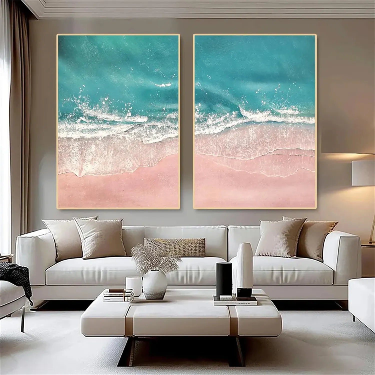 Ocean And Sky Painting Set of 2#OS 164