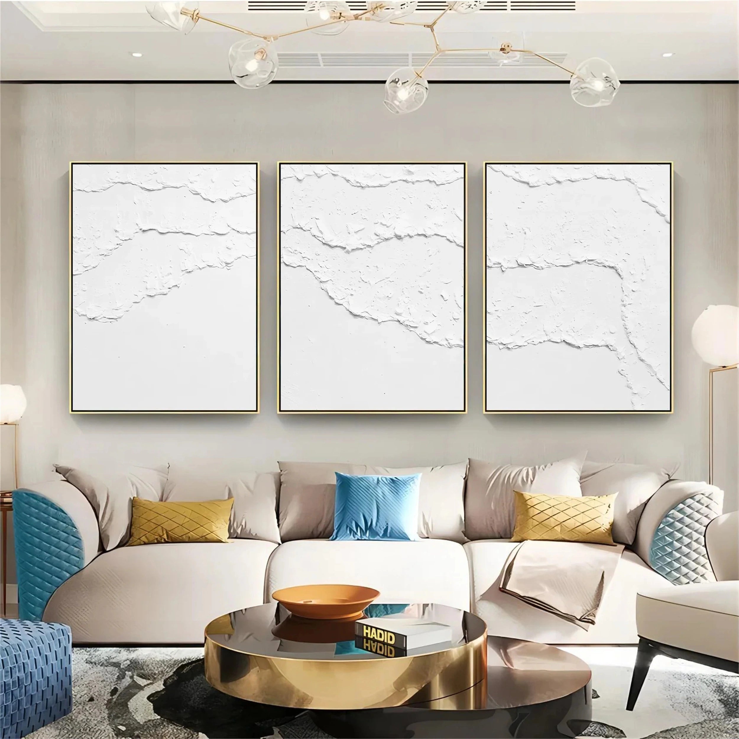 Minimalistic Balance Canvas Painting Set of 3 #MM284